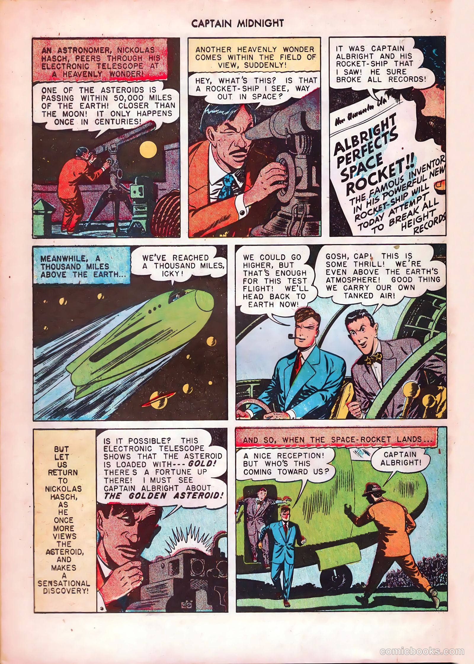 captain midnight in outer space #nn — page 4 of 110