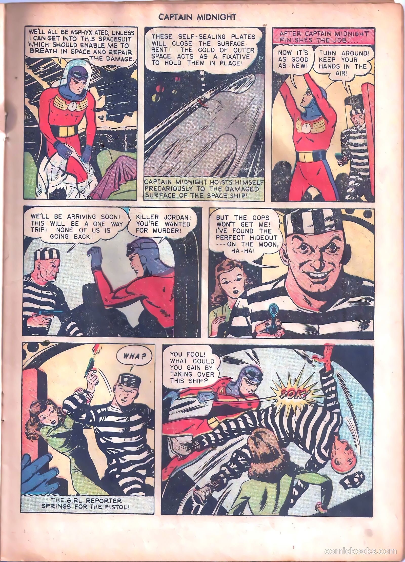 captain midnight in outer space #nn — page 16 of 110