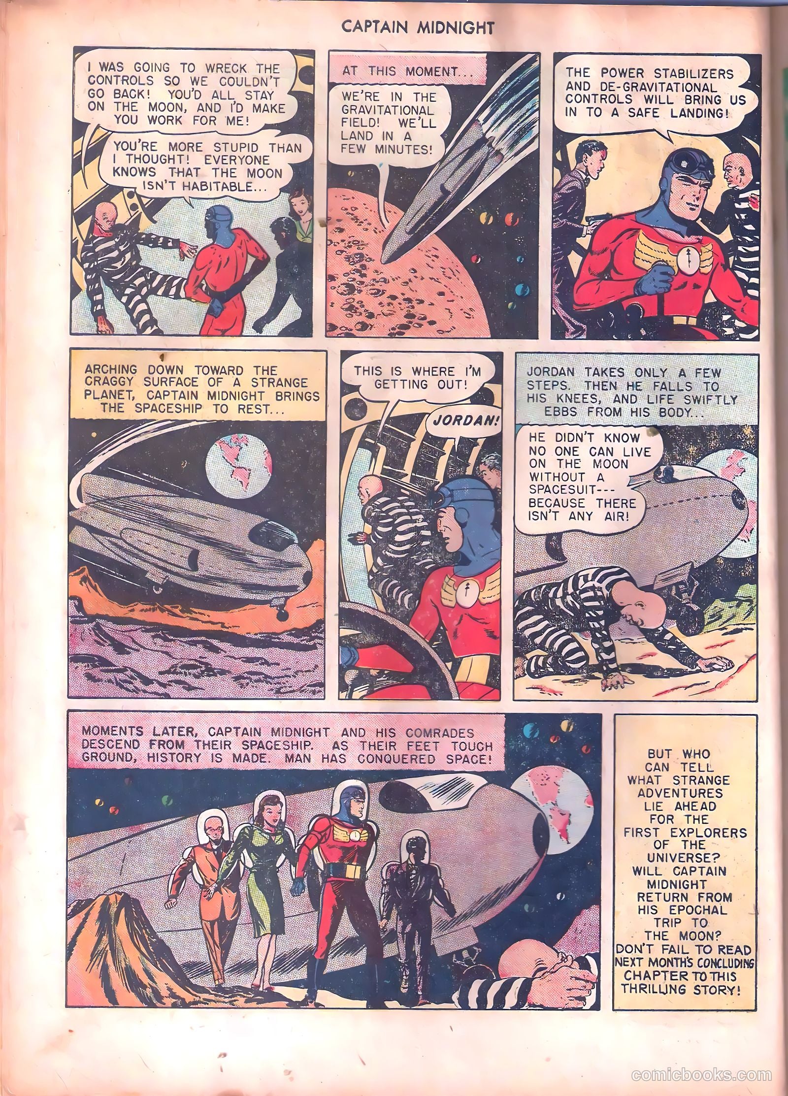 captain midnight in outer space #nn — page 17 of 110