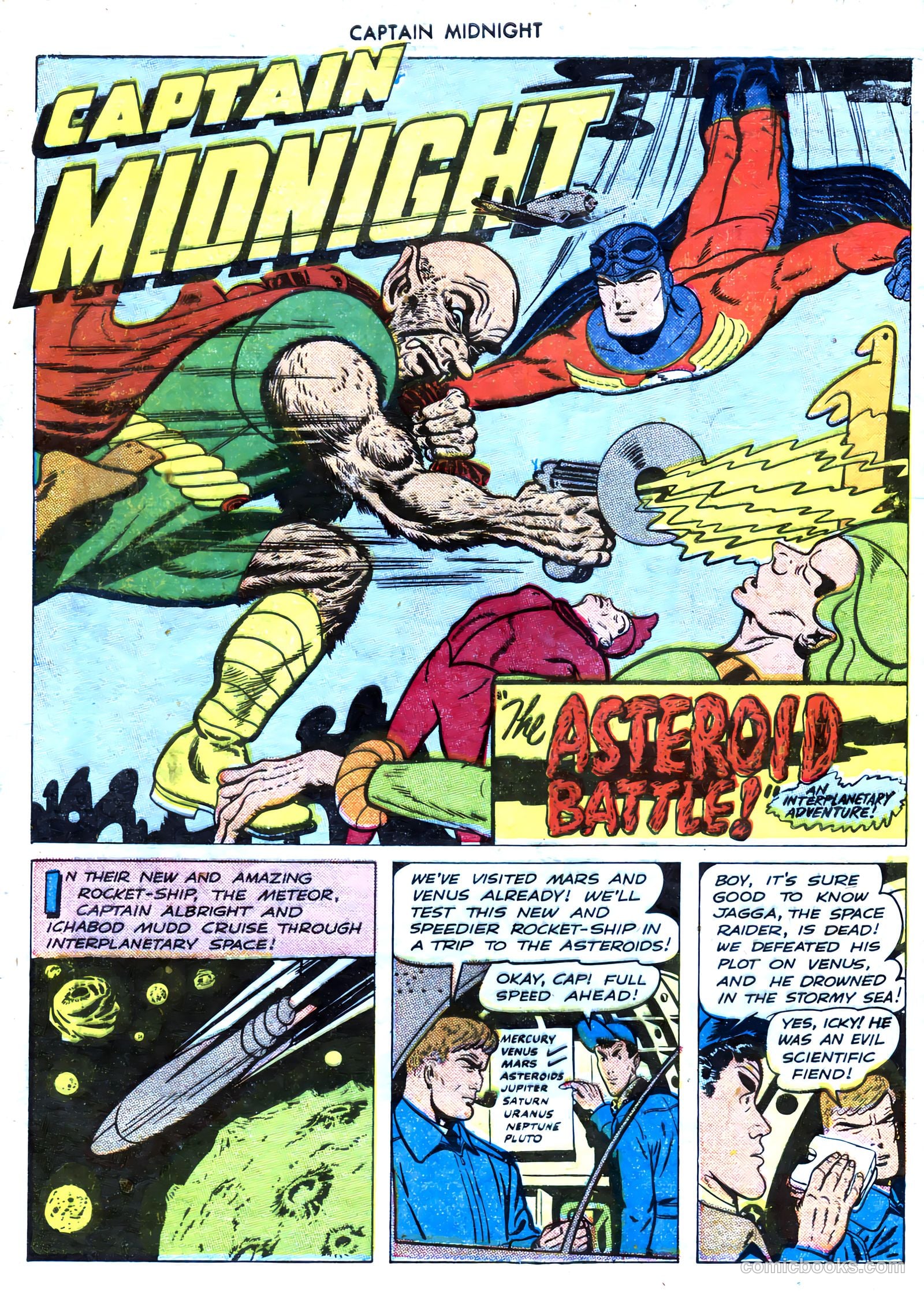captain midnight in outer space #nn — page 43 of 110