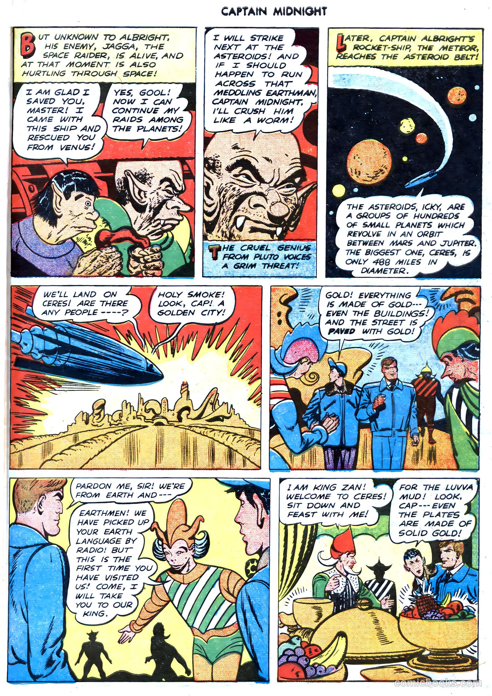 captain midnight in outer space #nn — page 44 of 110