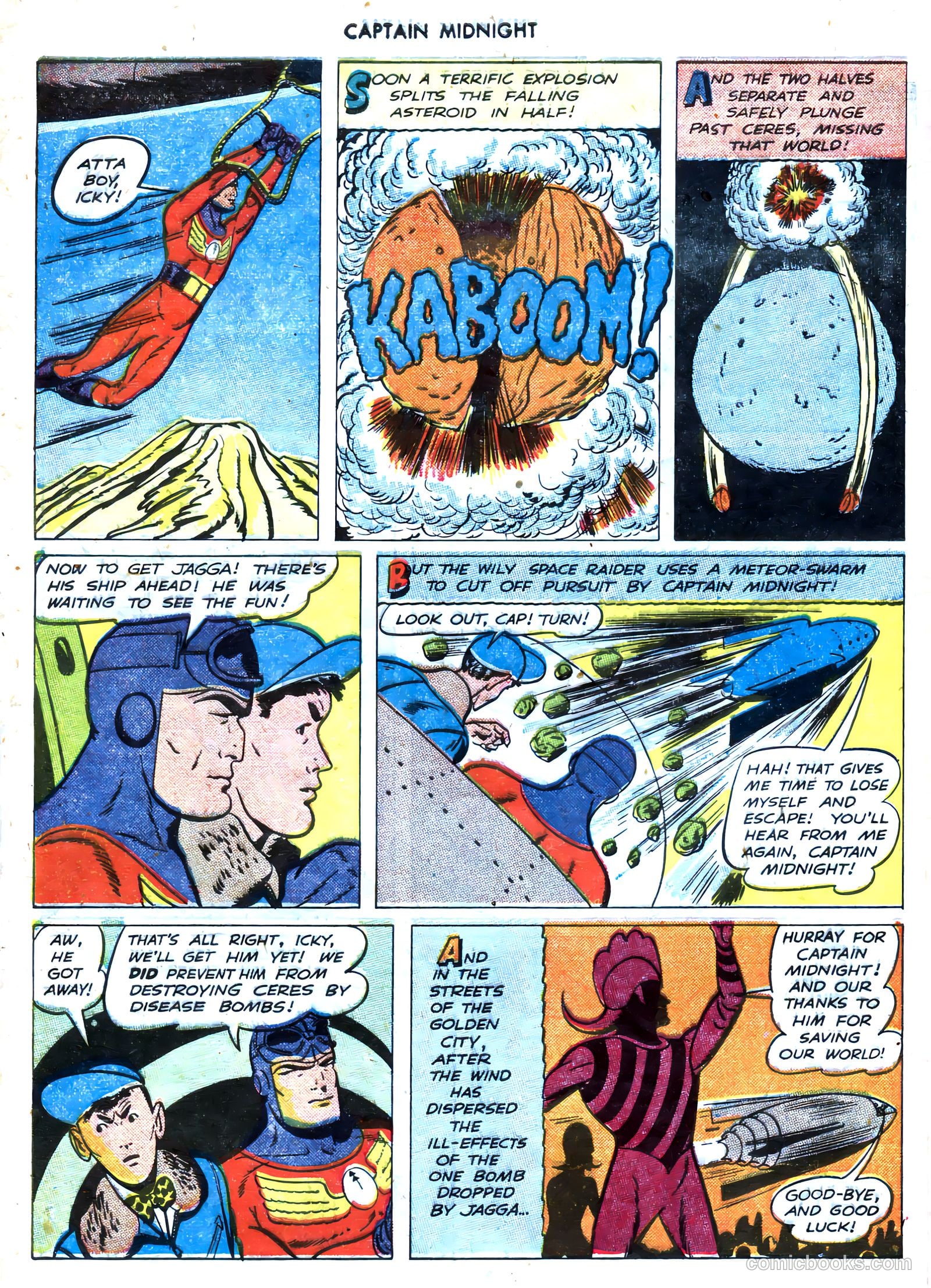 captain midnight in outer space #nn — page 49 of 110