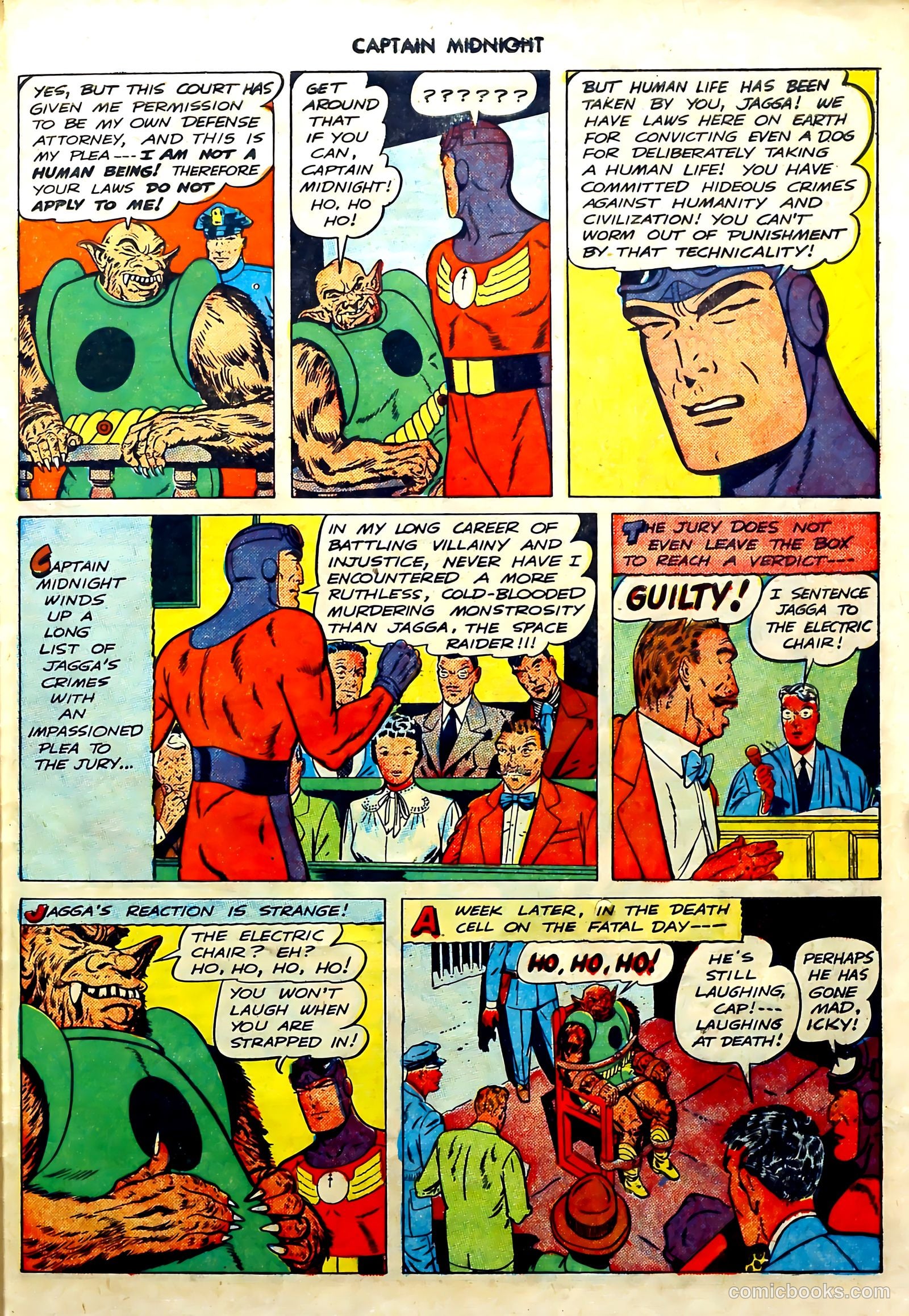 captain midnight in outer space #nn — page 60 of 110