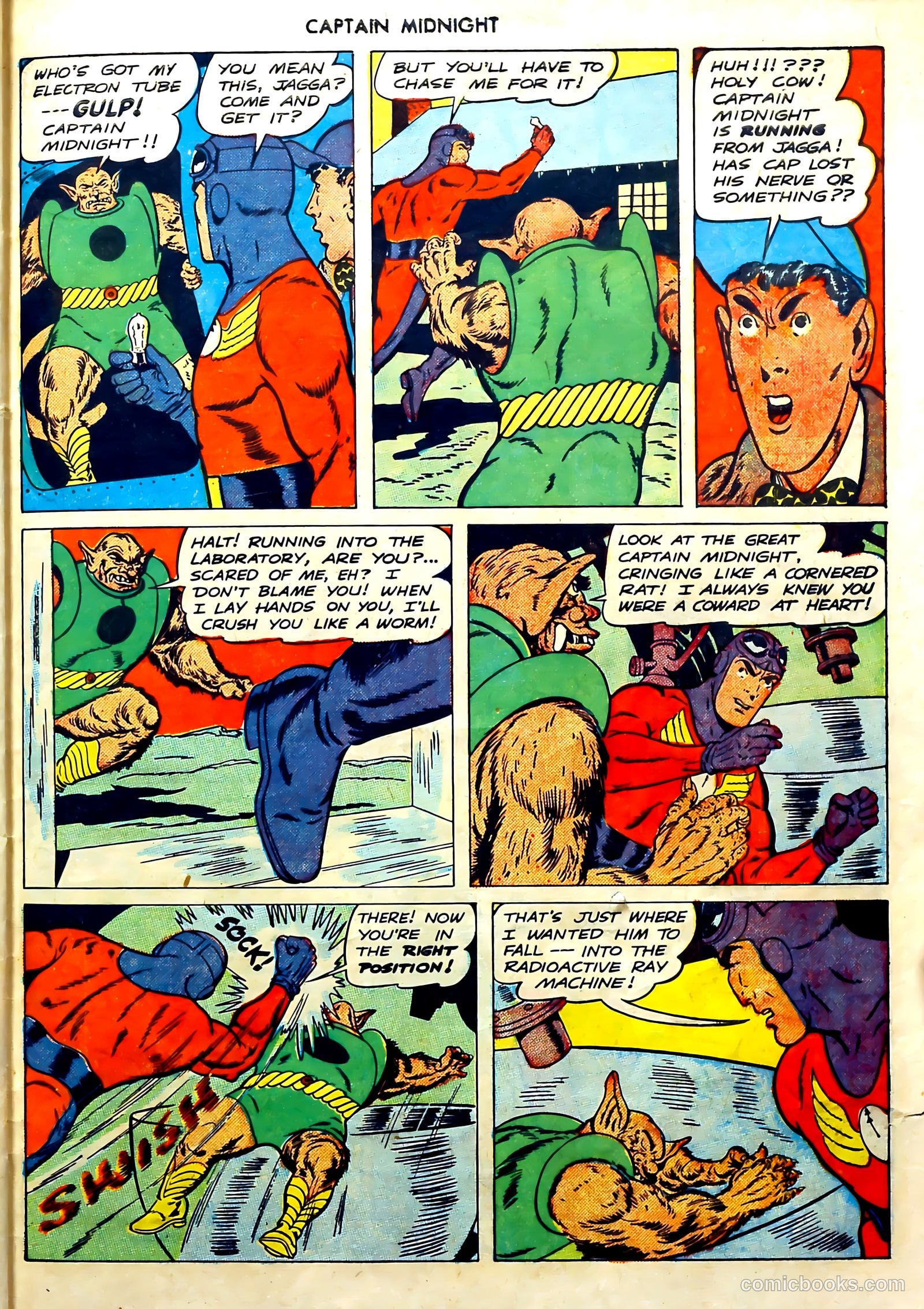 captain midnight in outer space #nn — page 64 of 110