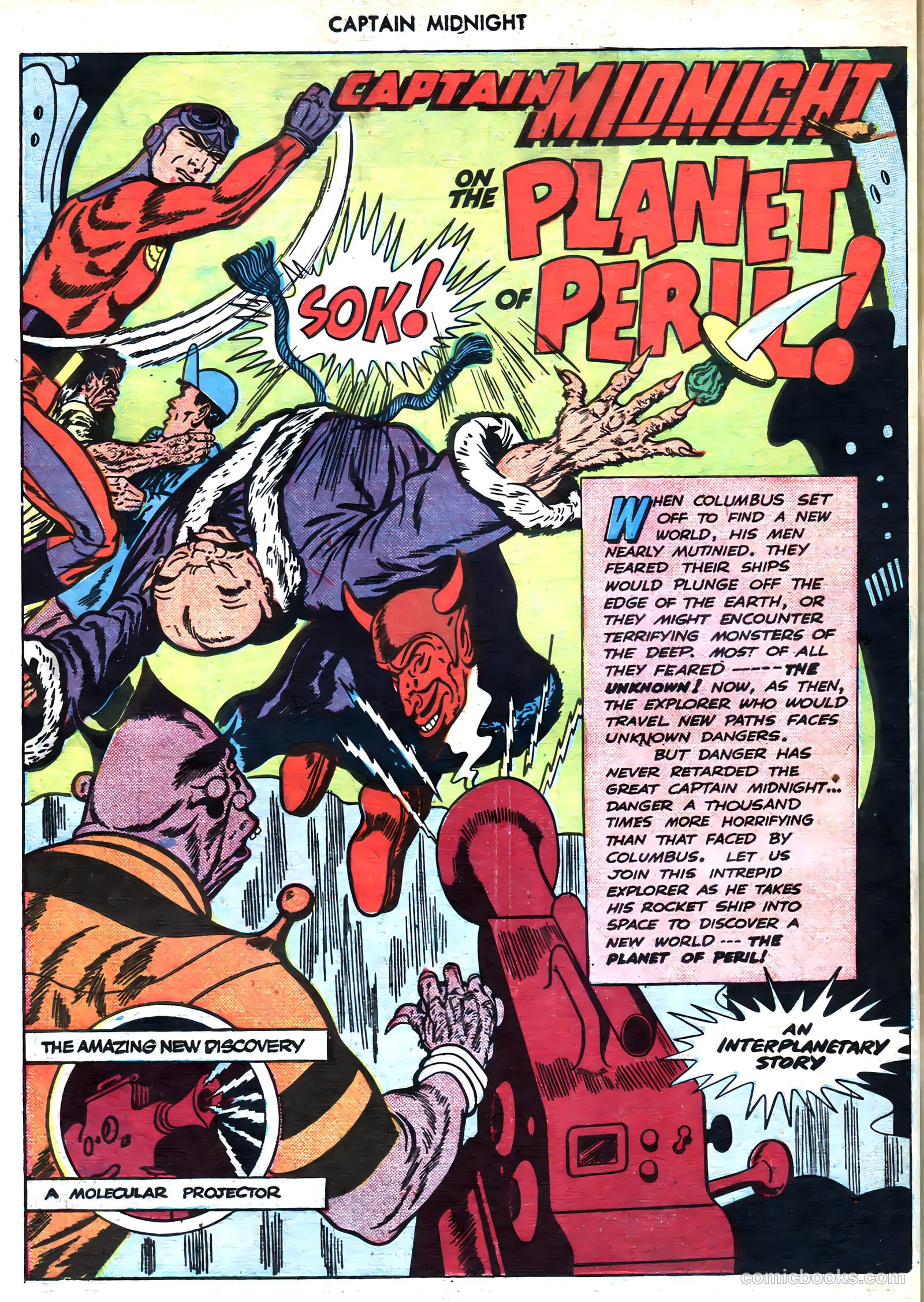 captain midnight in outer space #nn — page 75 of 110