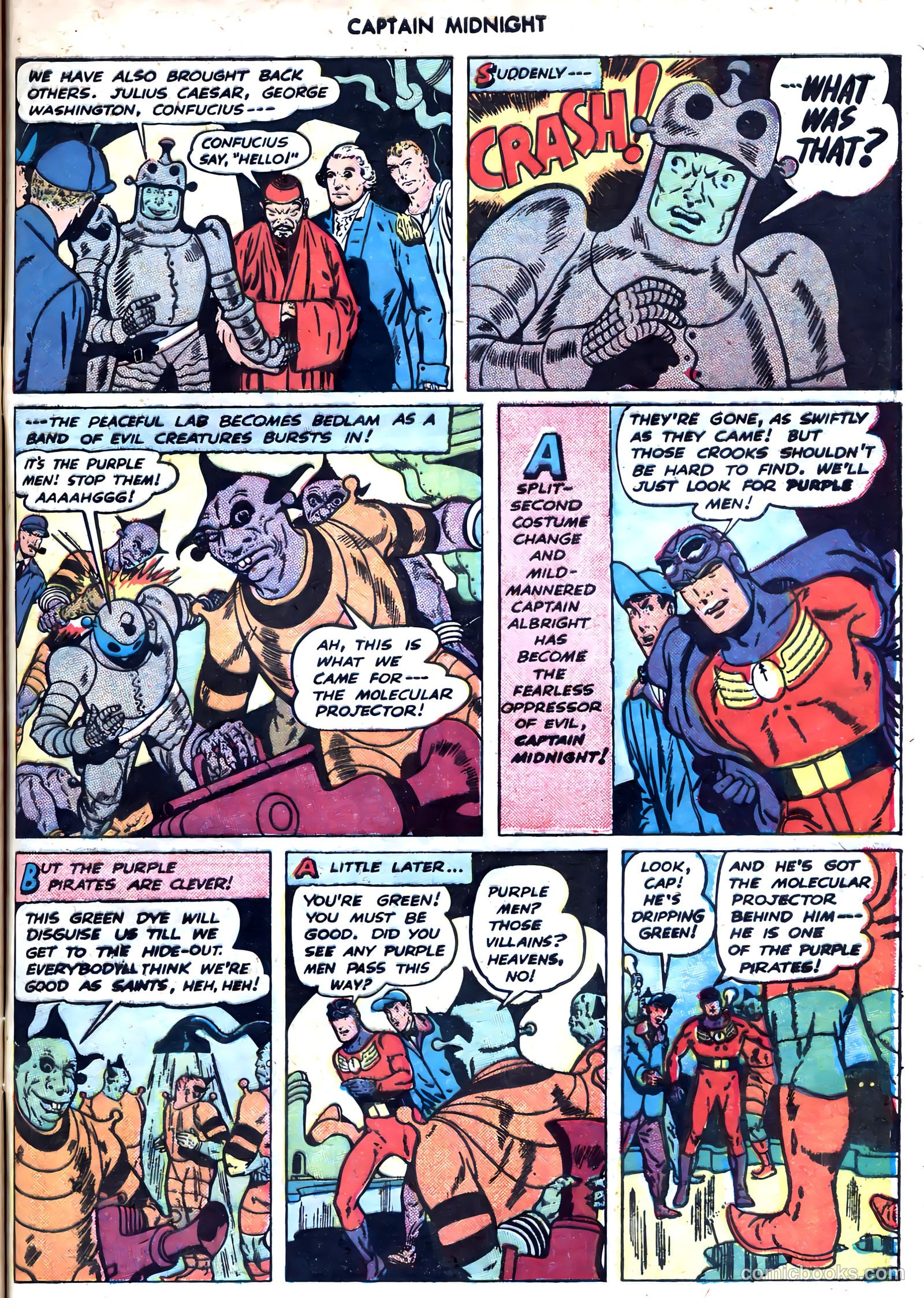 captain midnight in outer space #nn — page 78 of 110