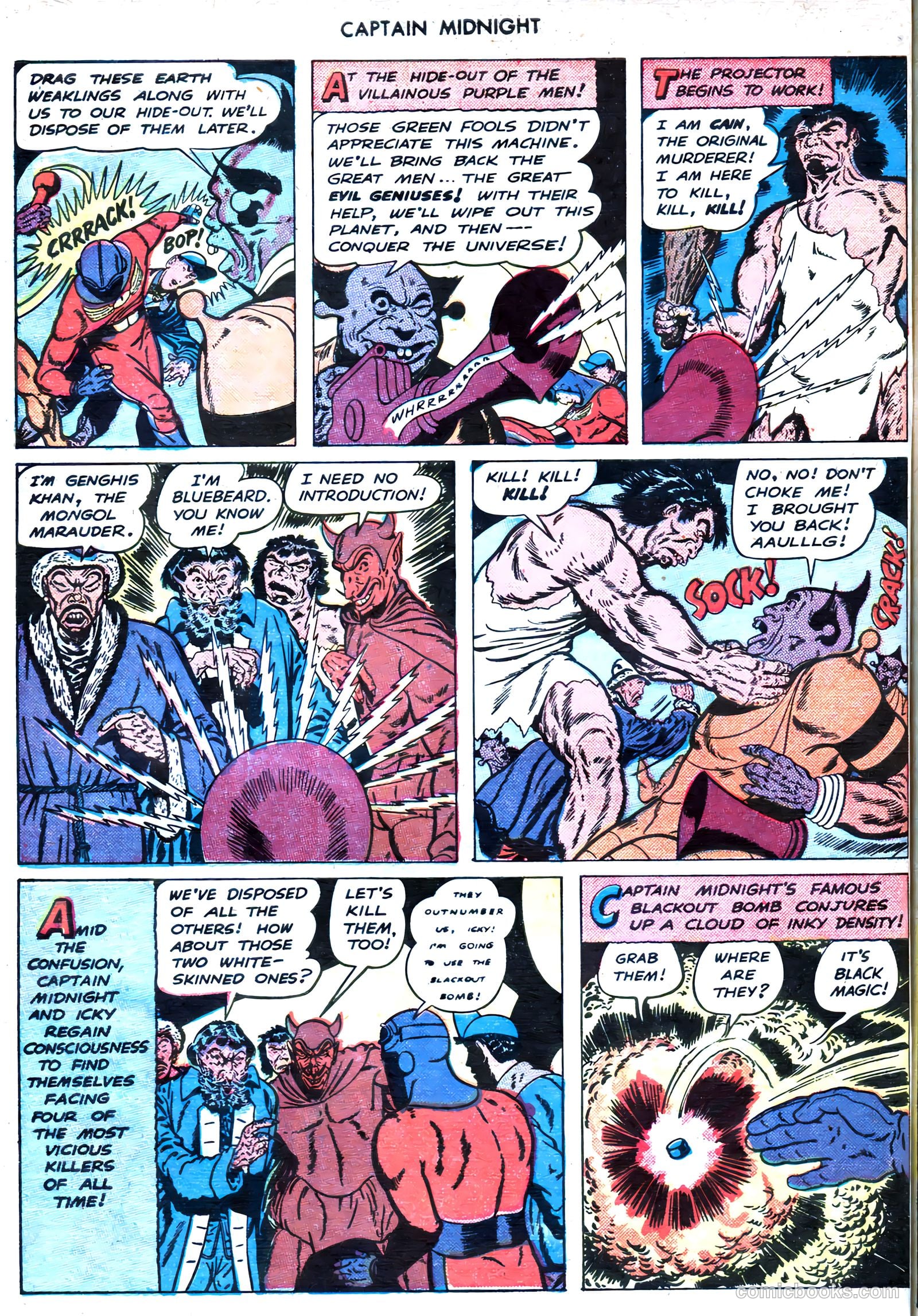 captain midnight in outer space #nn — page 79 of 110