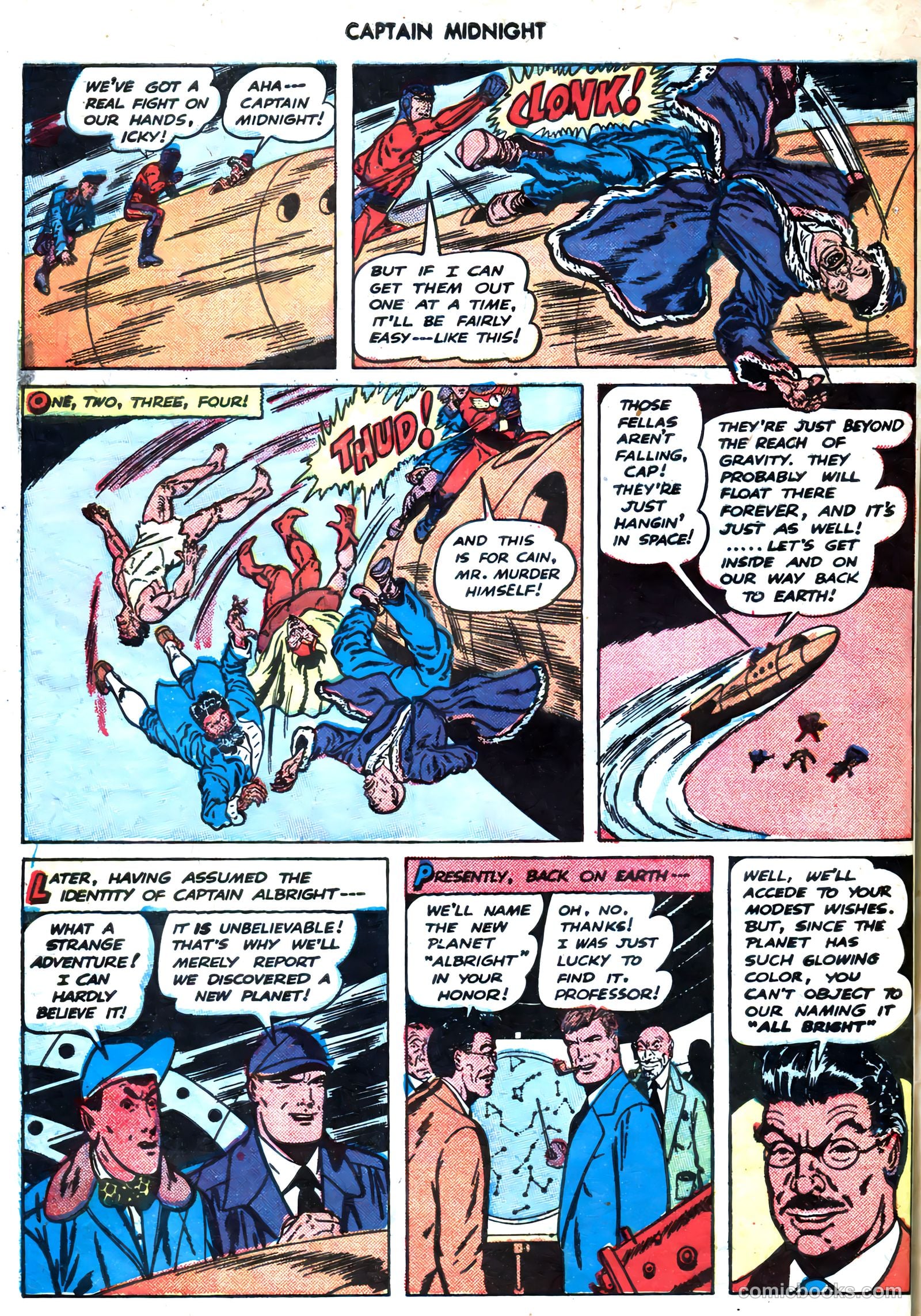 captain midnight in outer space #nn — page 81 of 110