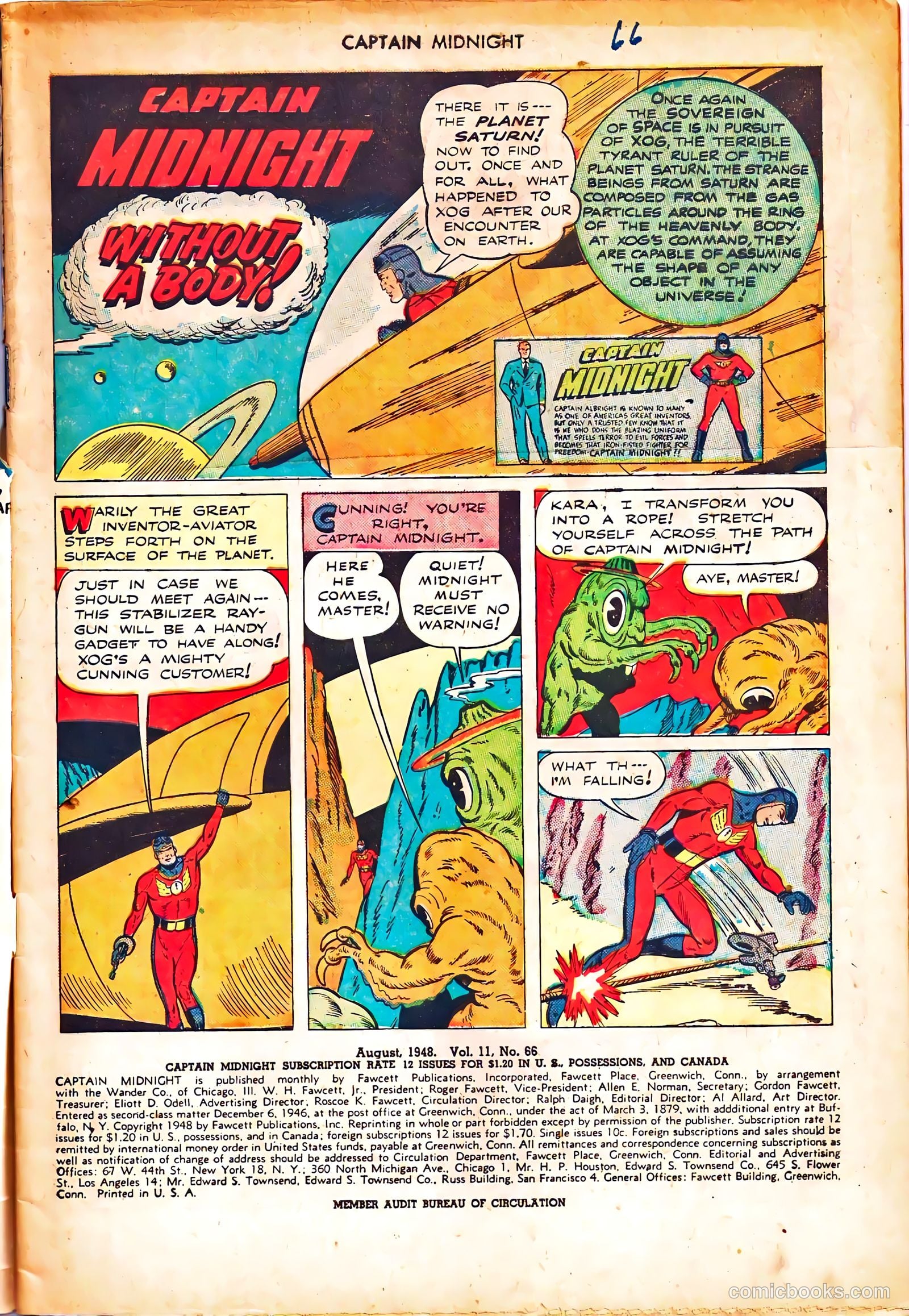 captain midnight in outer space #nn — page 105 of 110