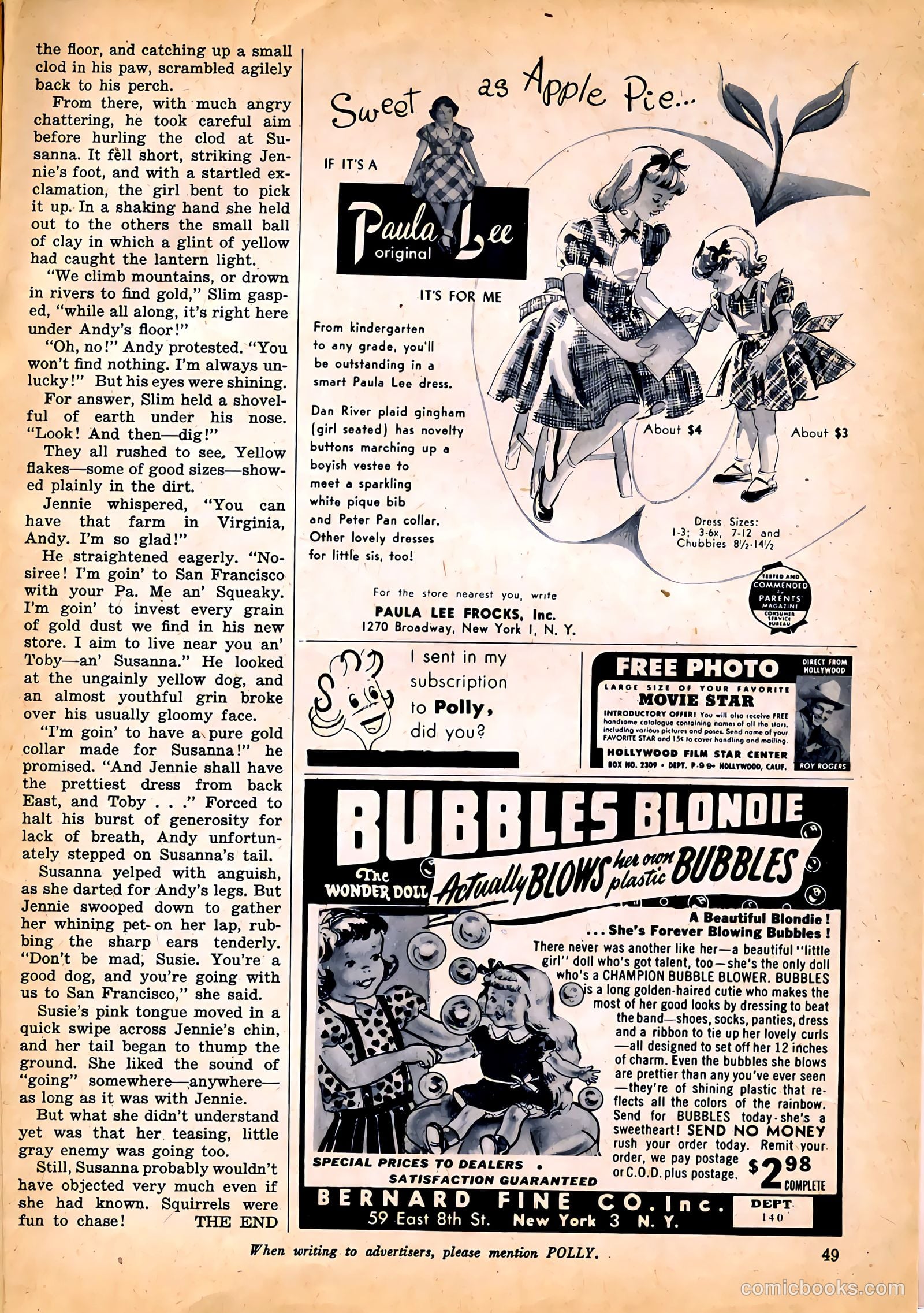 Polly Pigtails #42 (1946) — page 48 of 51
