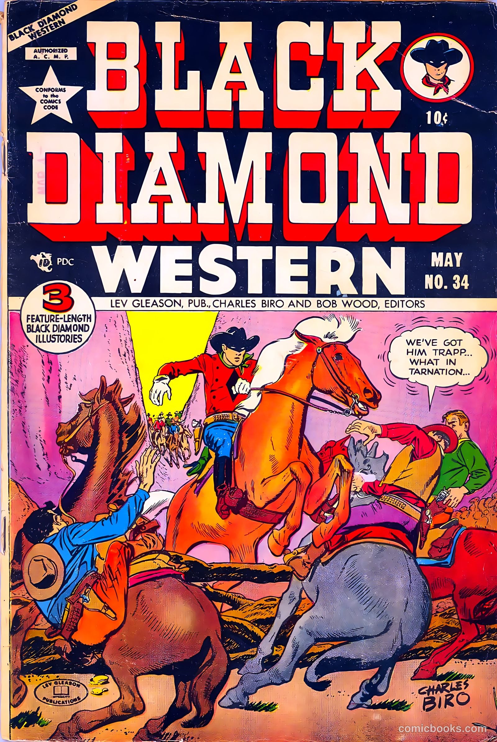 Black Diamond Western #34 cover