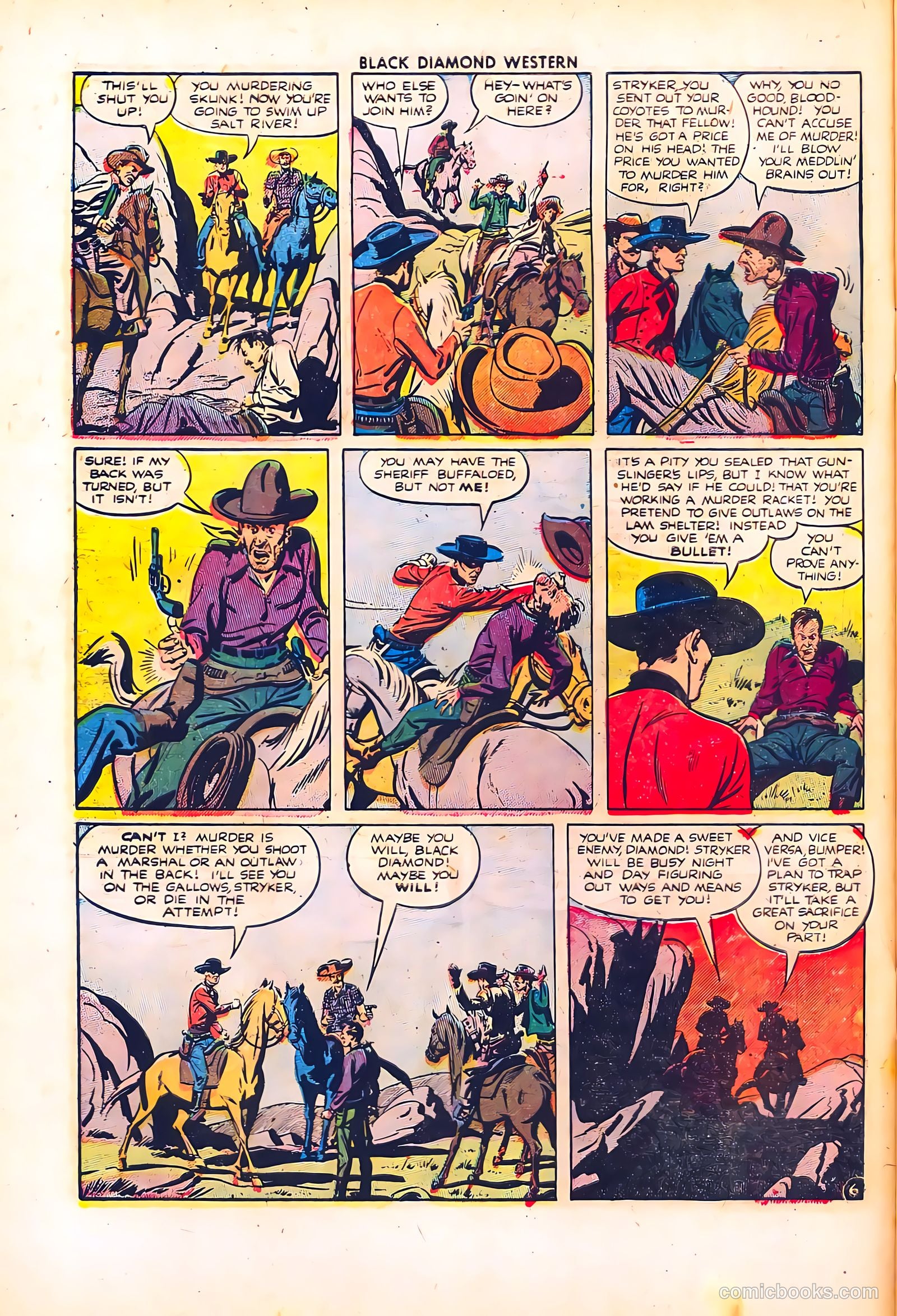 Black Diamond Western #35 (1949) — page 8 of 36