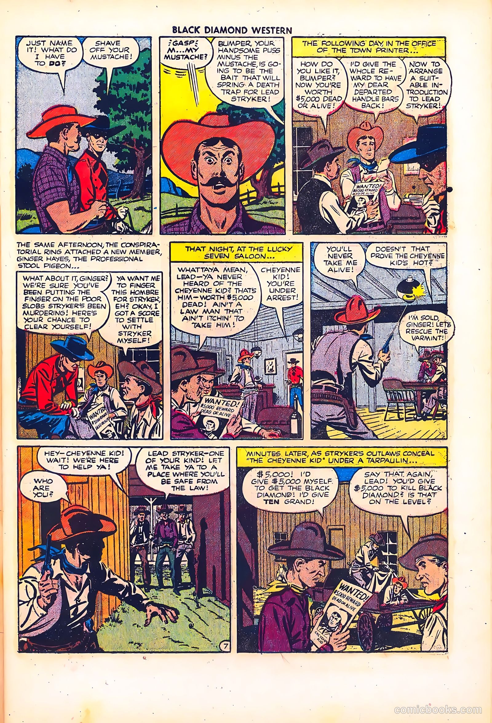 Black Diamond Western #35 (1949) — page 9 of 36