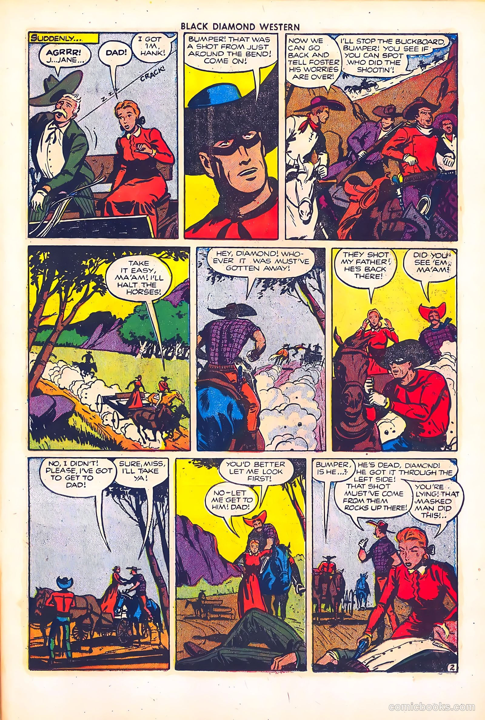 Black Diamond Western #35 (1949) — page 25 of 36