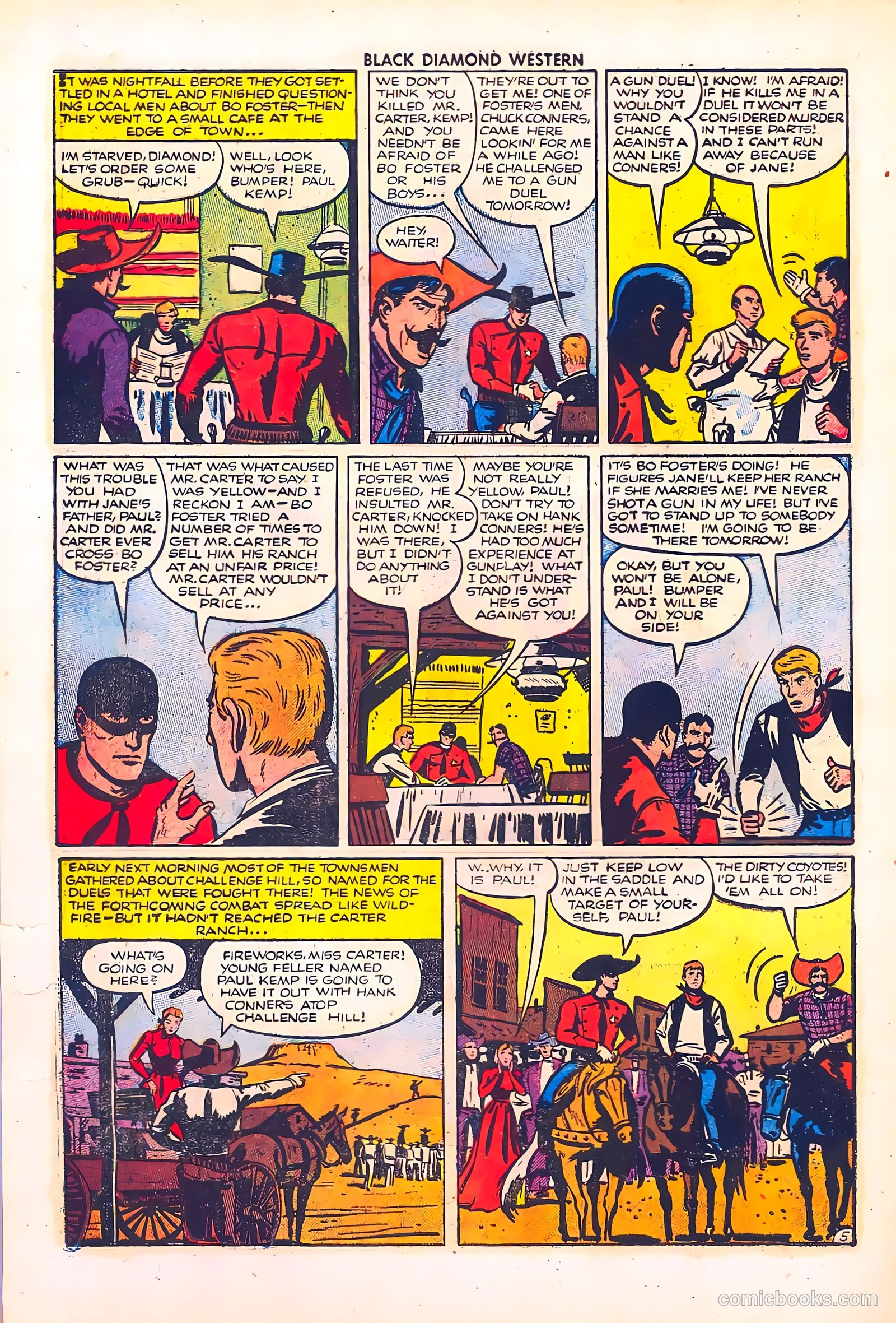 Black Diamond Western #35 (1949) — page 28 of 36