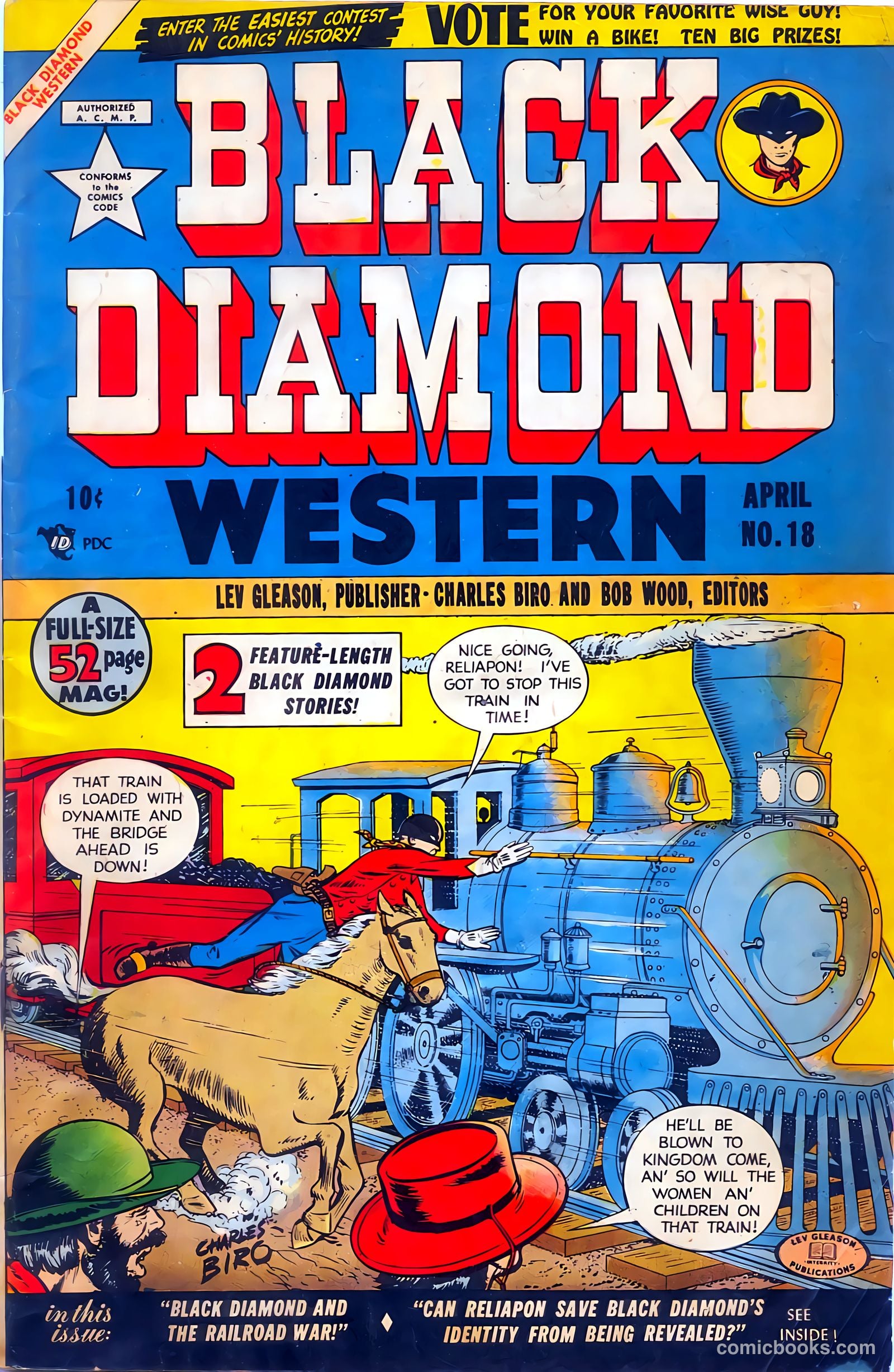 Black Diamond Western #18 cover