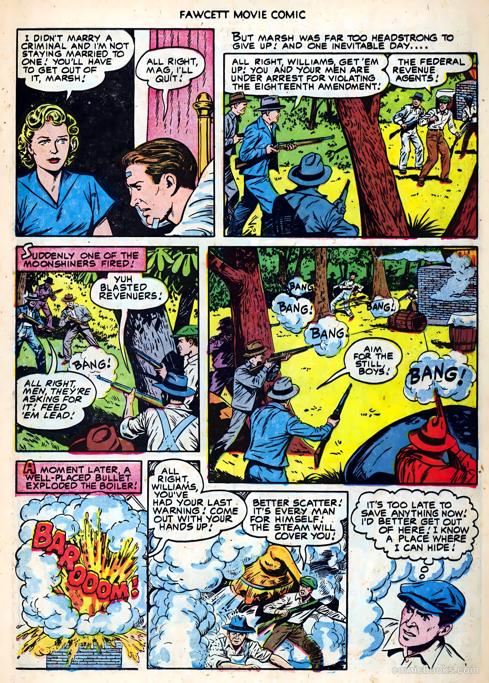 Fawcett Movie Comic 19 - Carbine Williams #1 — page 13 of 36