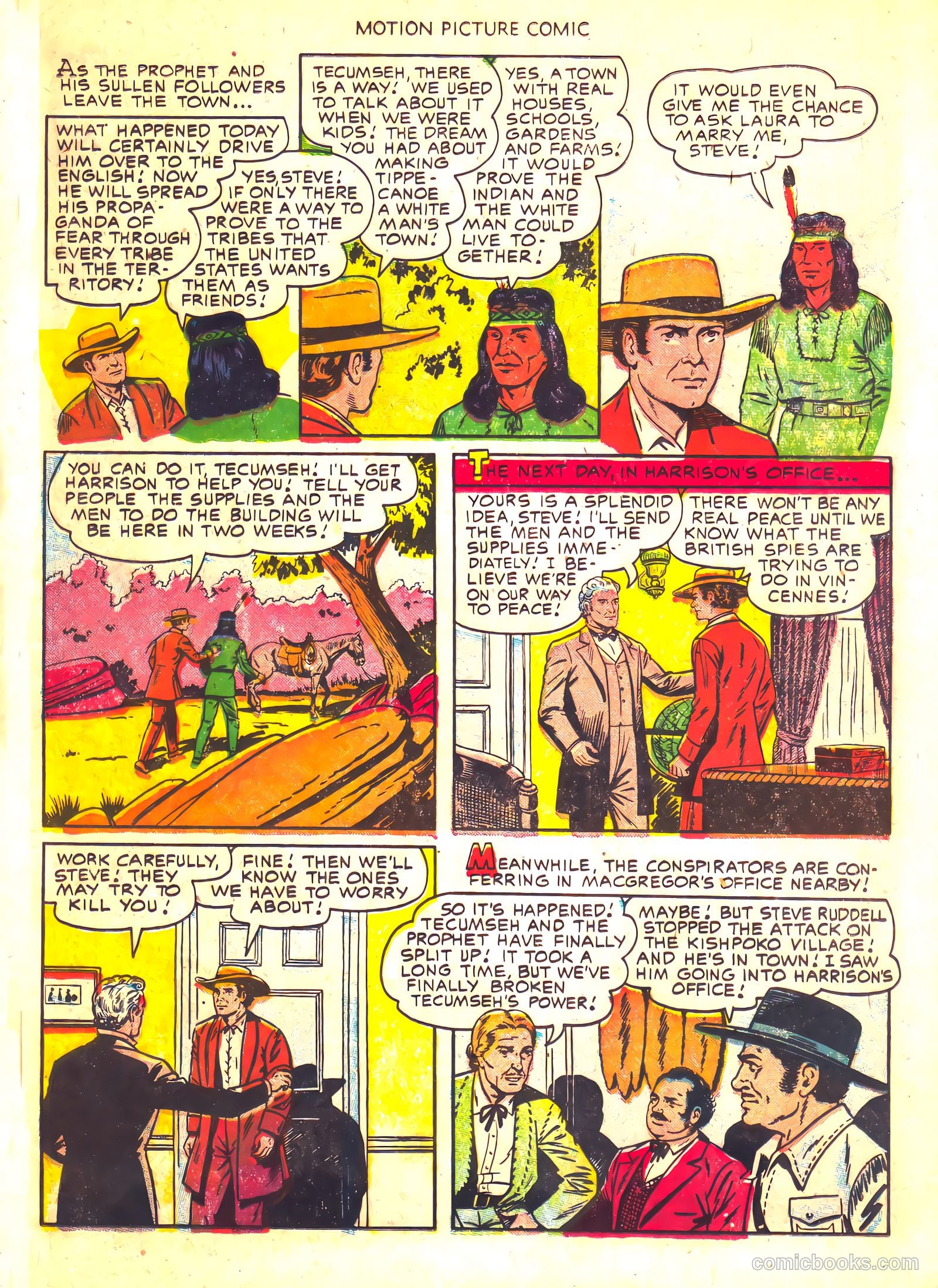 Motion Picture Comics 112 Brave Warrior #1 — page 17 of 36