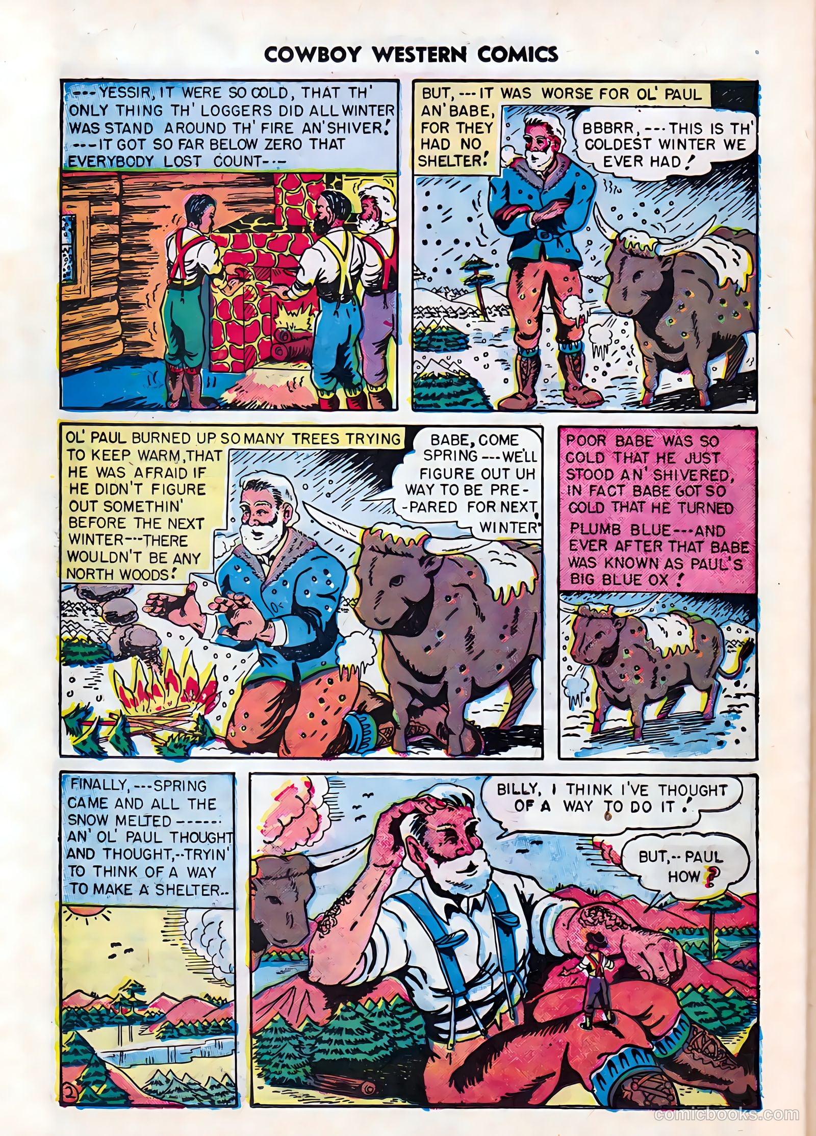 Cowboy Western #23 (1954) — page 28 of 36