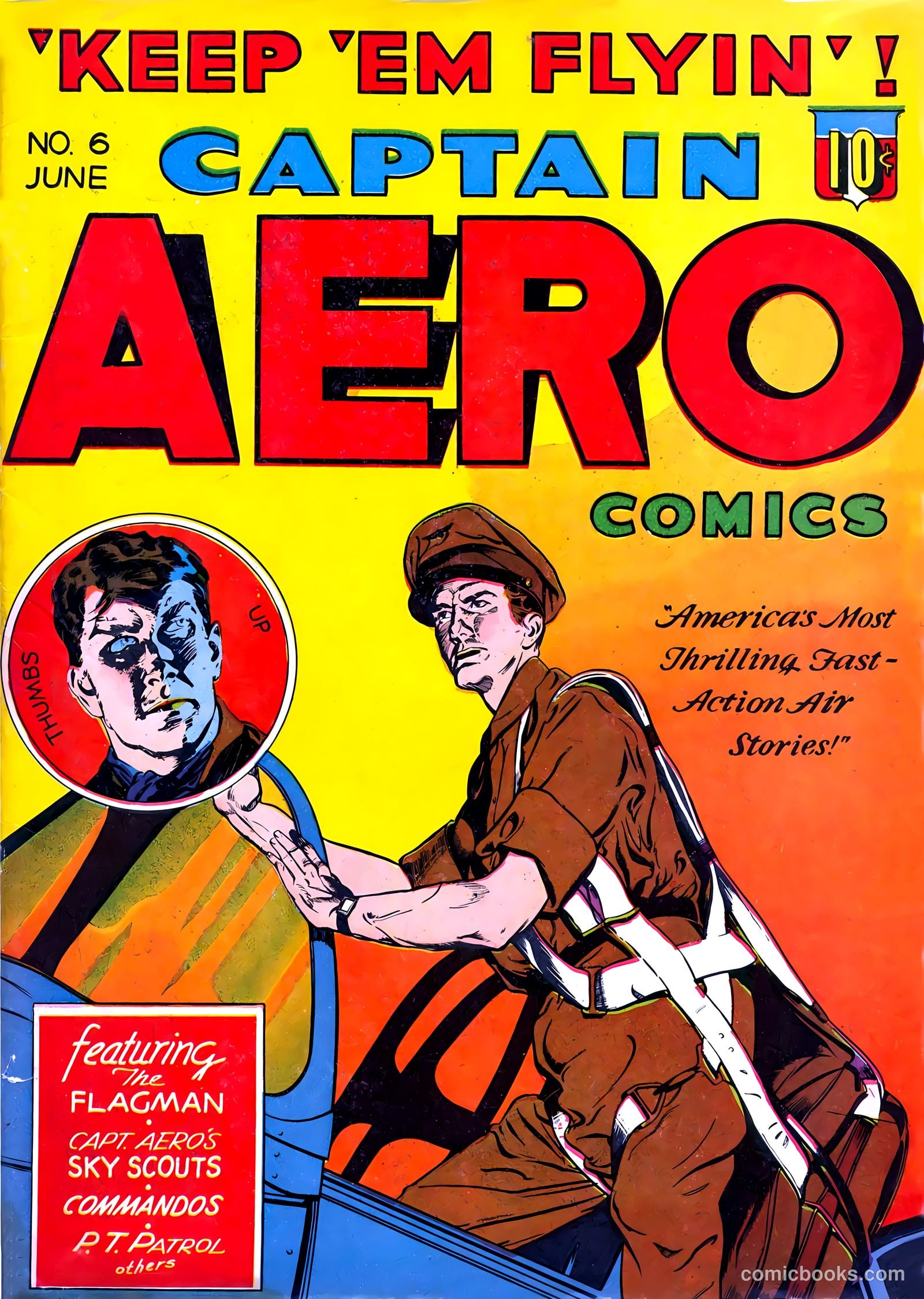 Captain Aero Comics #6