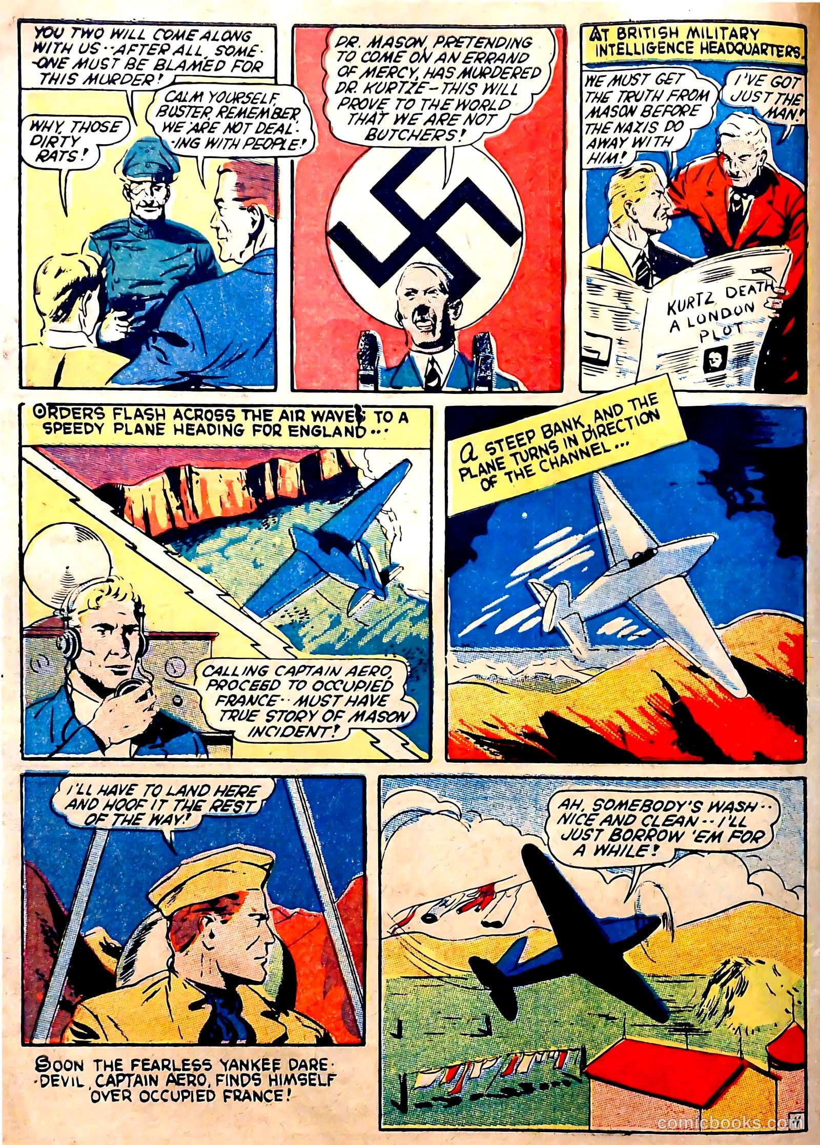 Captain Aero Comics #6 (1941) — page 6 of 68