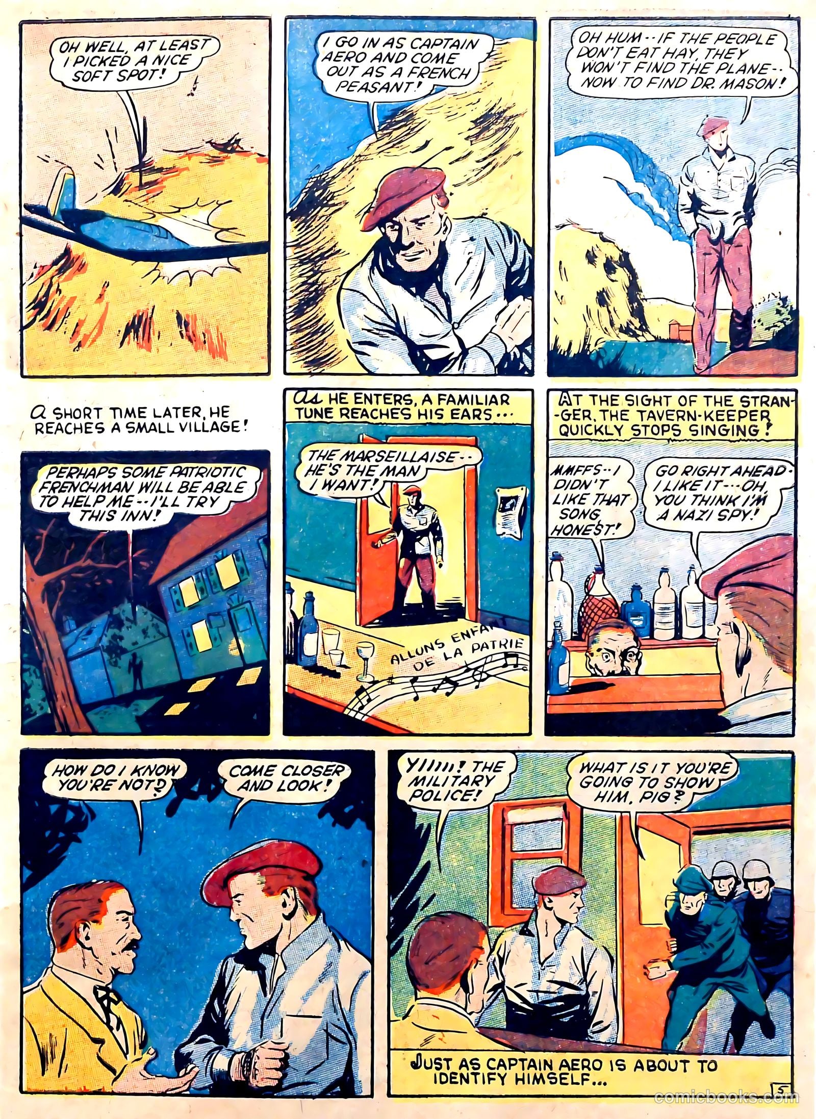 Captain Aero Comics #6 (1941) — page 7 of 68