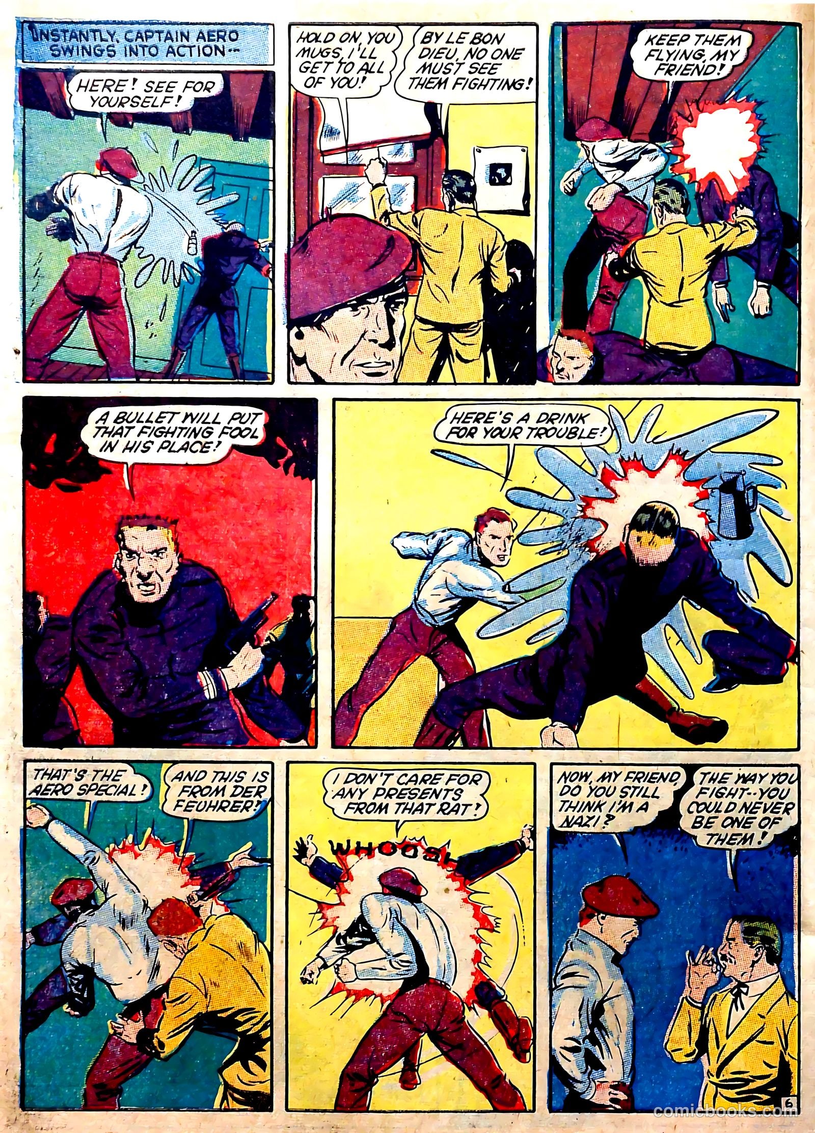 Captain Aero Comics #6 (1941) — page 8 of 68