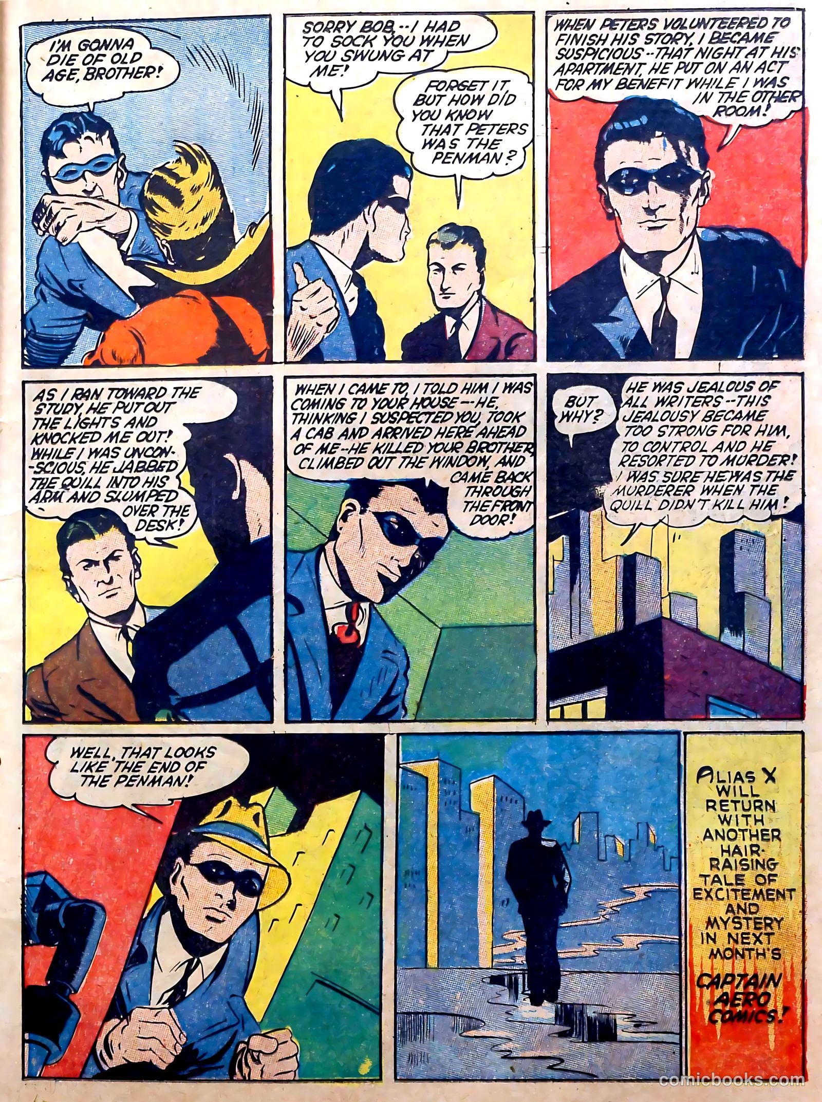 Captain Aero Comics #6 (1941) — page 19 of 68