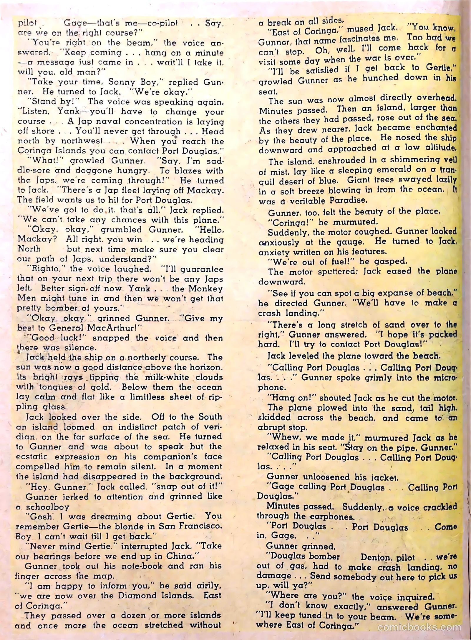 Captain Aero Comics #6 (1941) — page 32 of 68