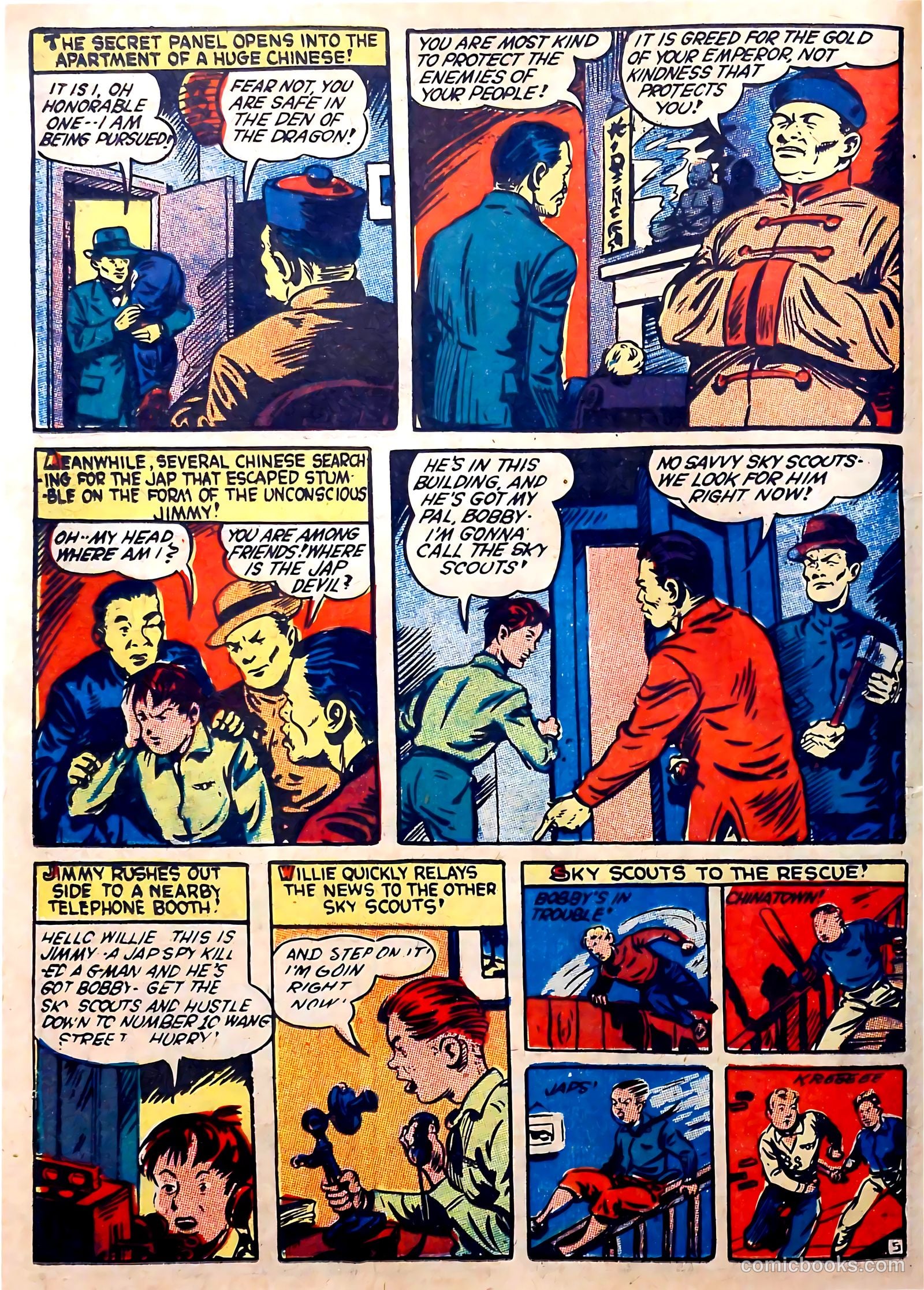 Captain Aero Comics #6 (1941) — page 44 of 68