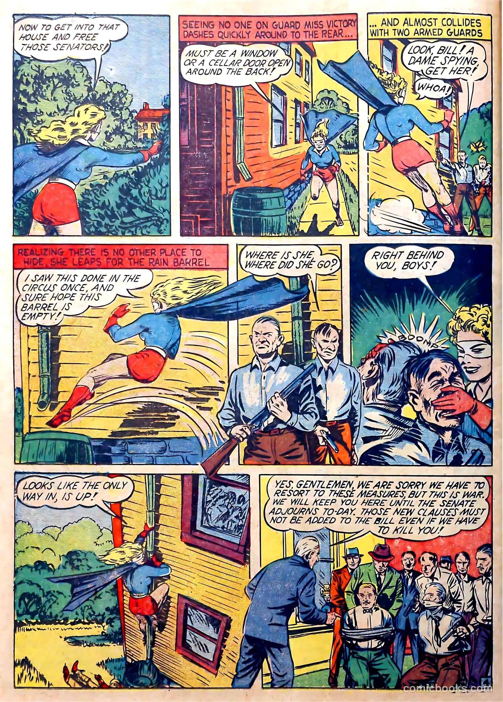 Captain Aero Comics #6 (1941) — page 50 of 68