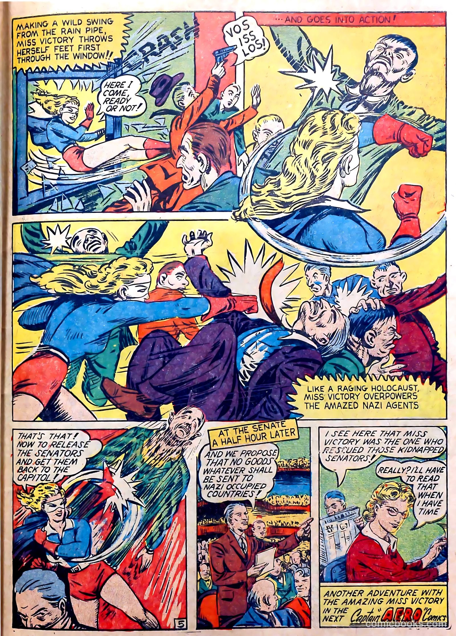 Captain Aero Comics #6 (1941) — page 51 of 68