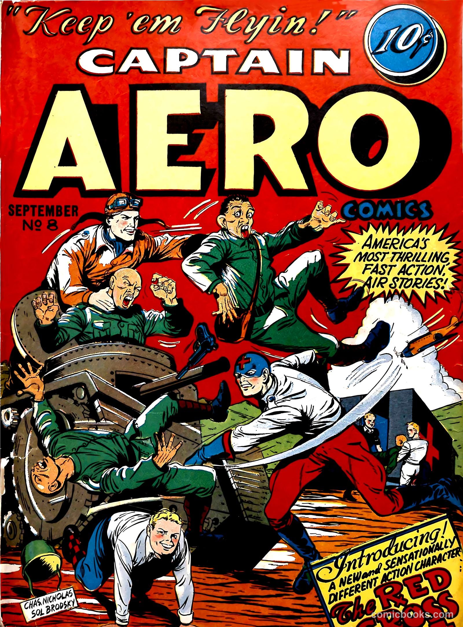 Captain Aero Comics #8 (1941) — page 1 of 68