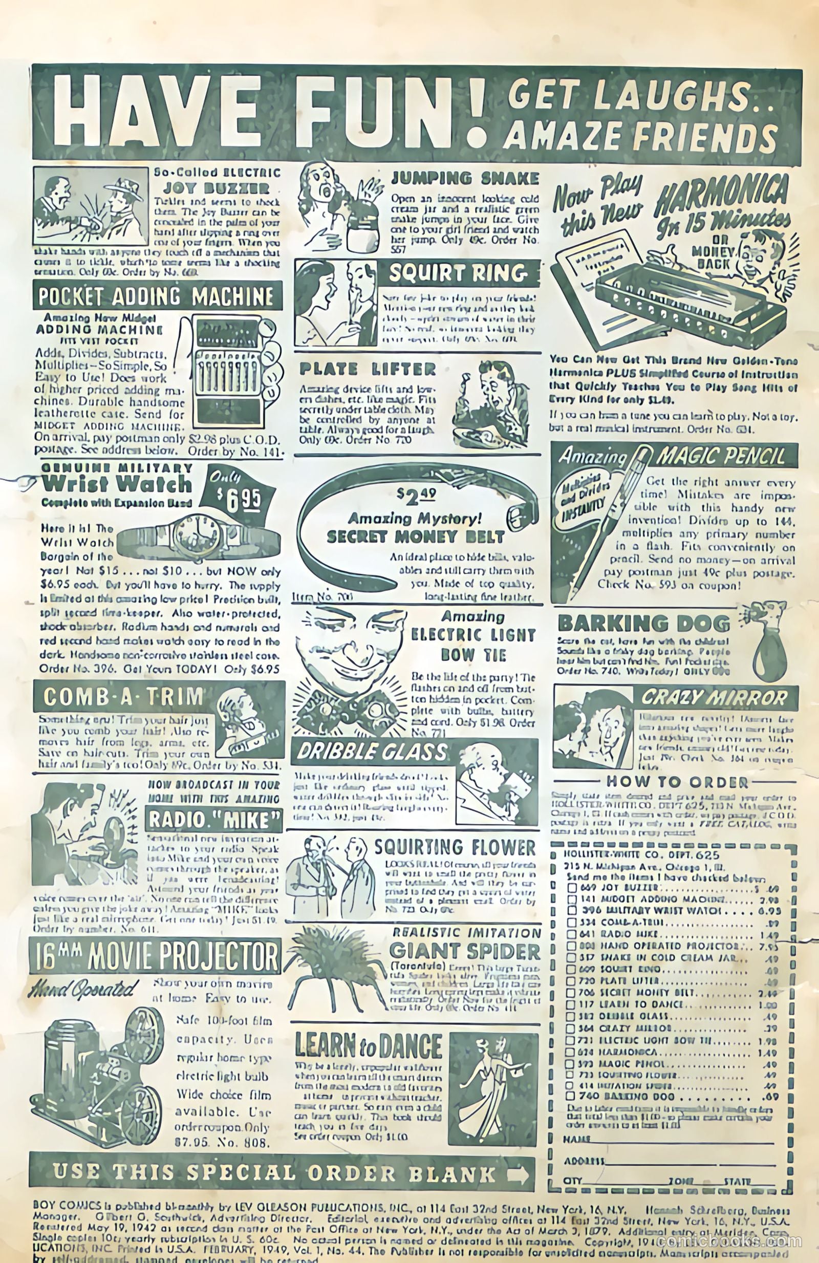 Boy Comics #44 (1950) — page 2 of 52