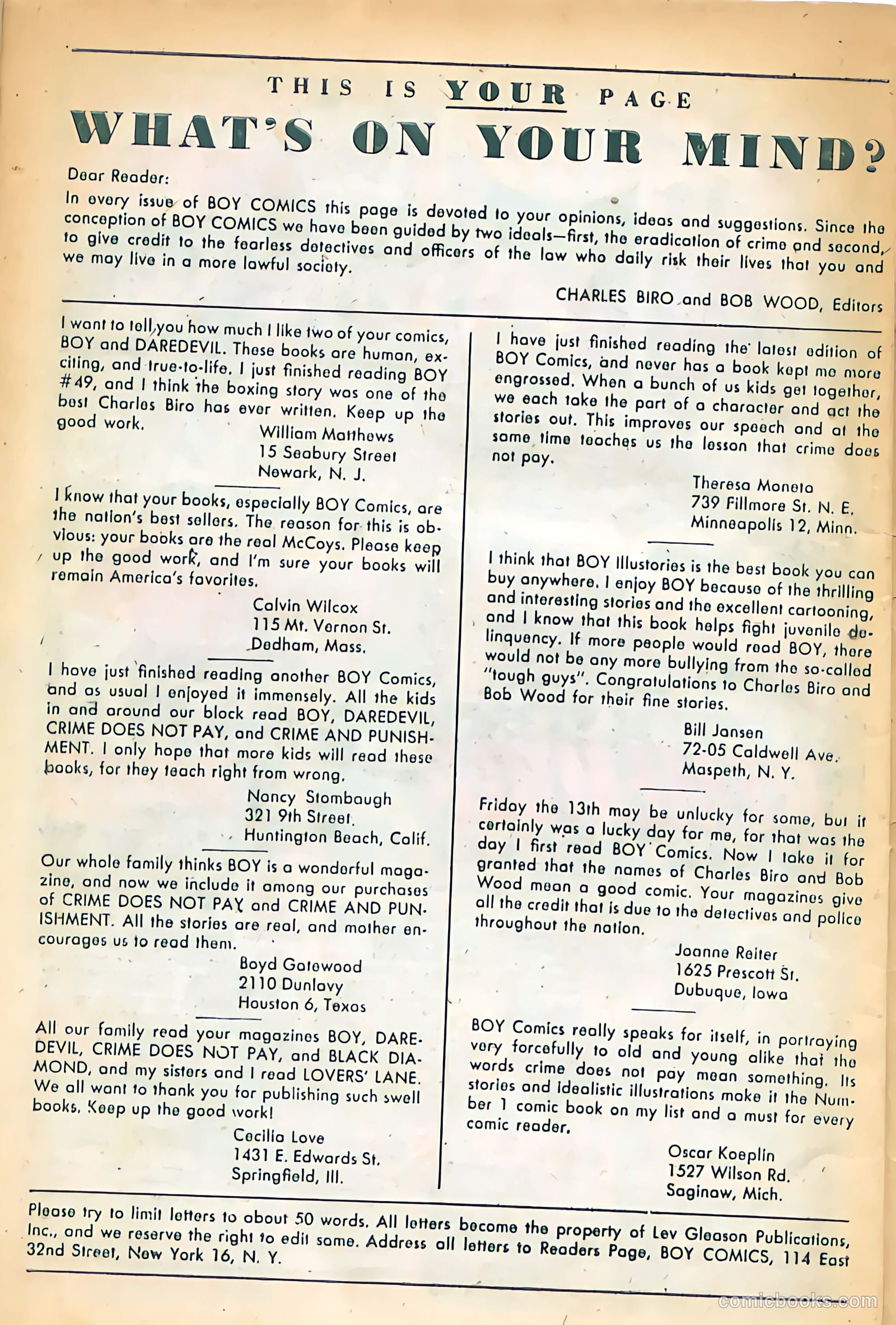 Boy Comics #50 (1950) — page 48 of 52