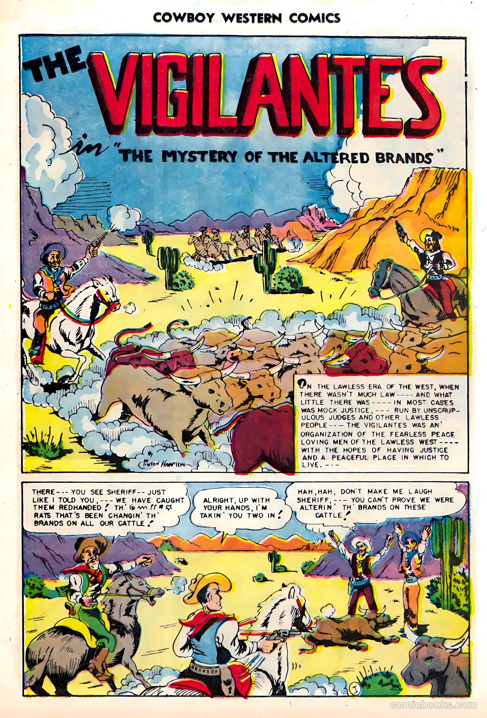 Cowboy Western #21 (1954) — page 7 of 36