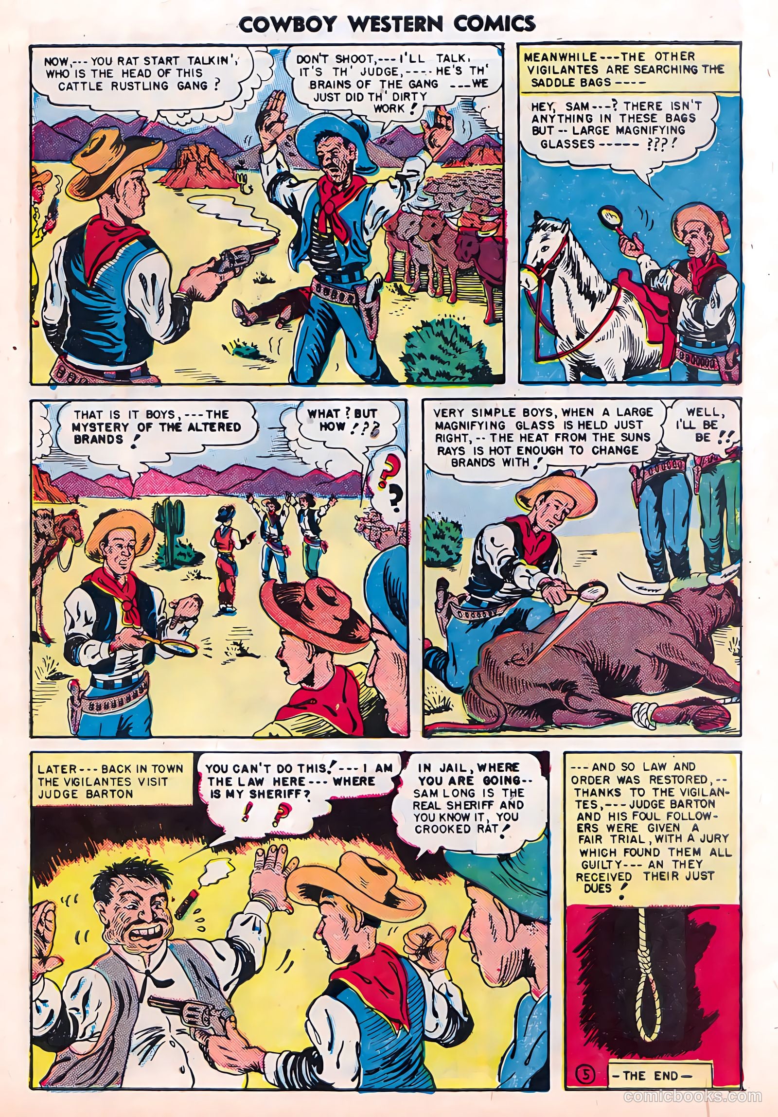 Cowboy Western #21 (1954) — page 11 of 36