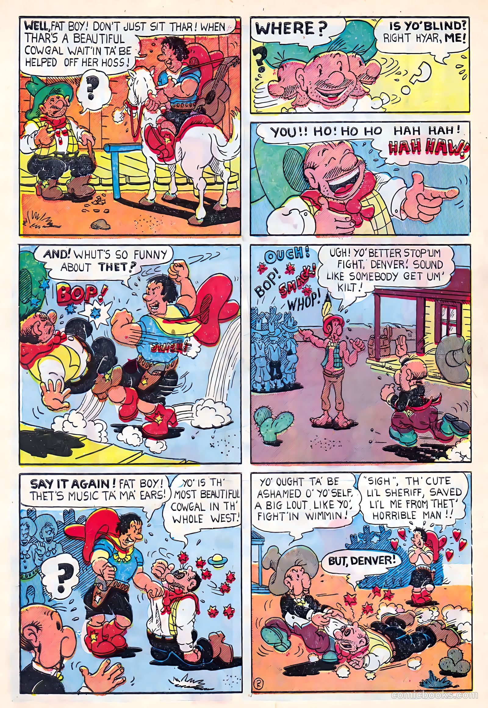 Cowboy Western #18 (1954) — page 8 of 36