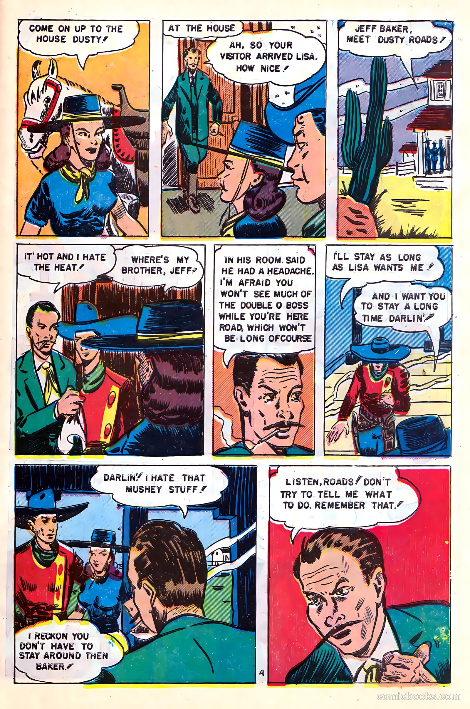 Cowboy Western #18 (1954) — page 27 of 36