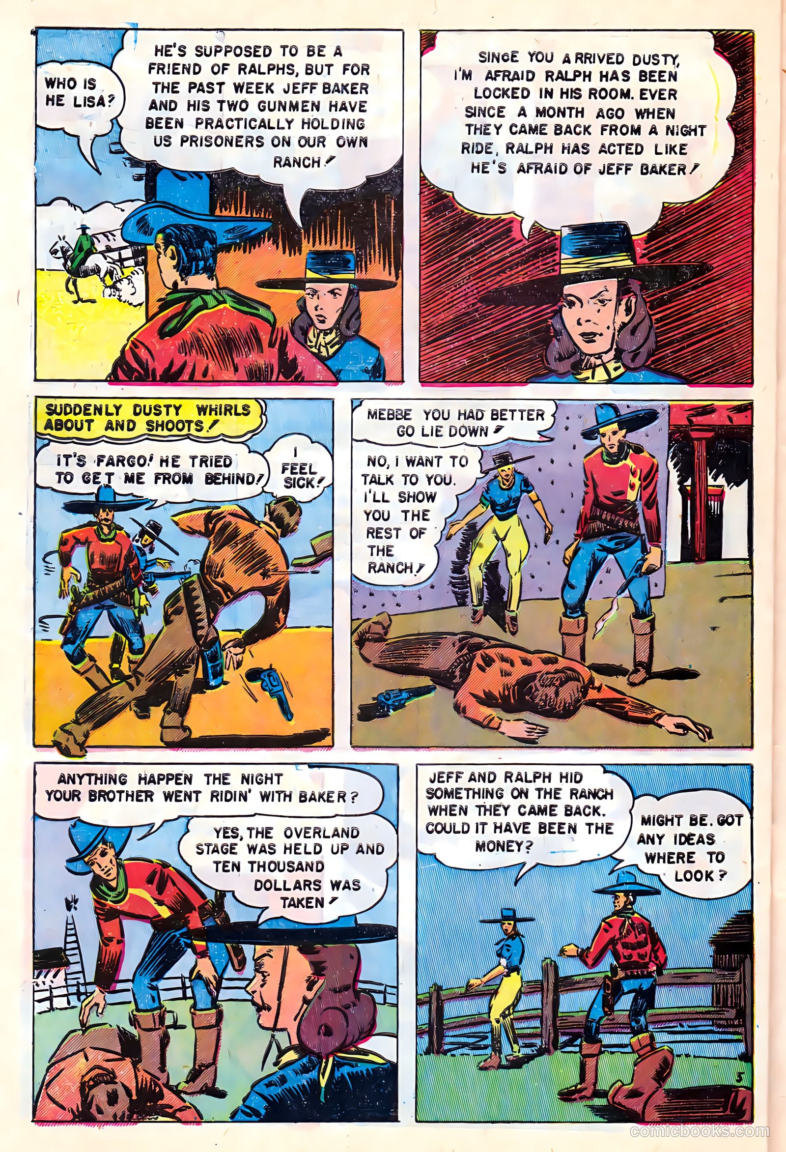 Cowboy Western #18 (1954) — page 28 of 36