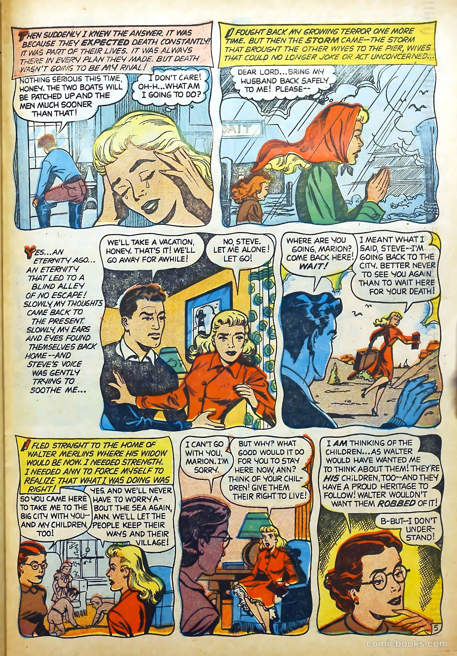 Youthful Romances #8 (1953) — page 33 of 36