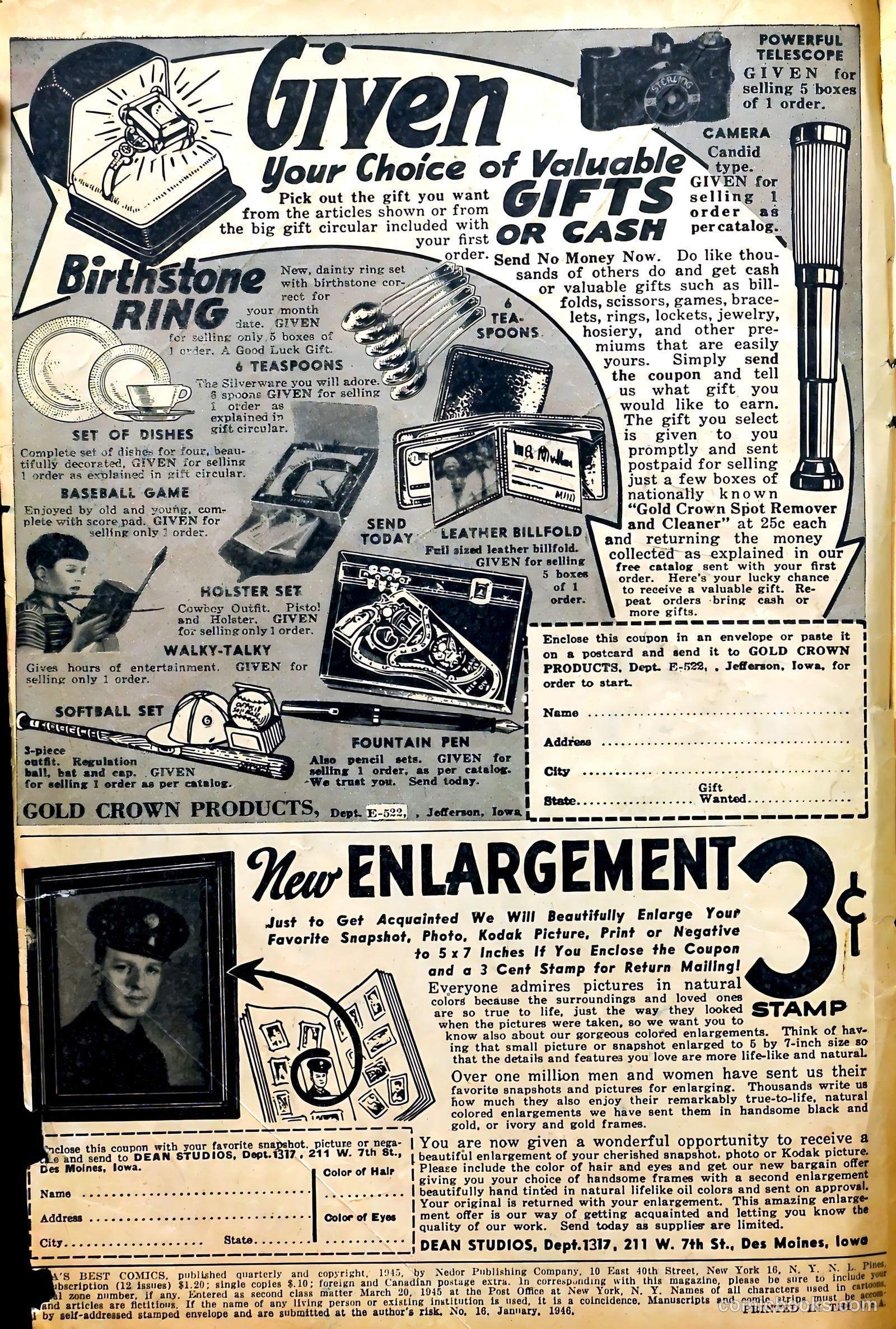 America's Best Comics #16 (1942) — page 2 of 36