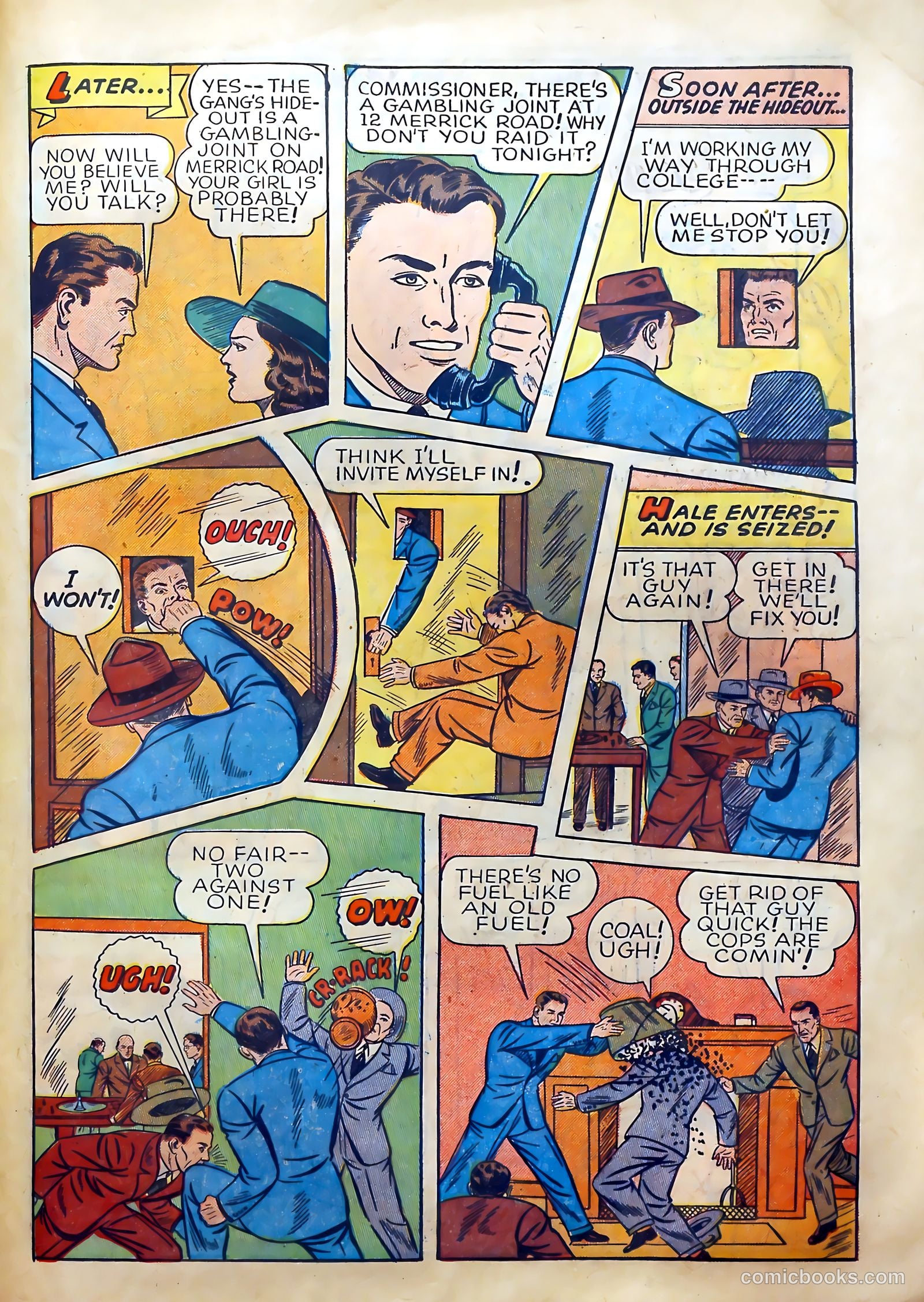 Thrilling Comics #33 (1940) — page 56 of 70