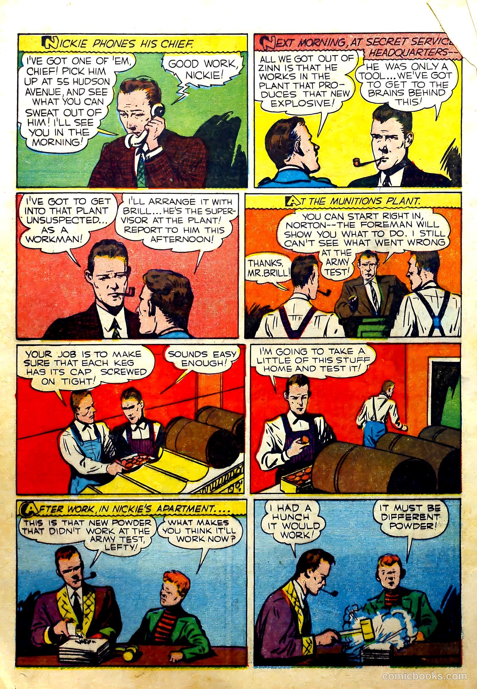 Thrilling Comics #12 (1940) — page 38 of 70