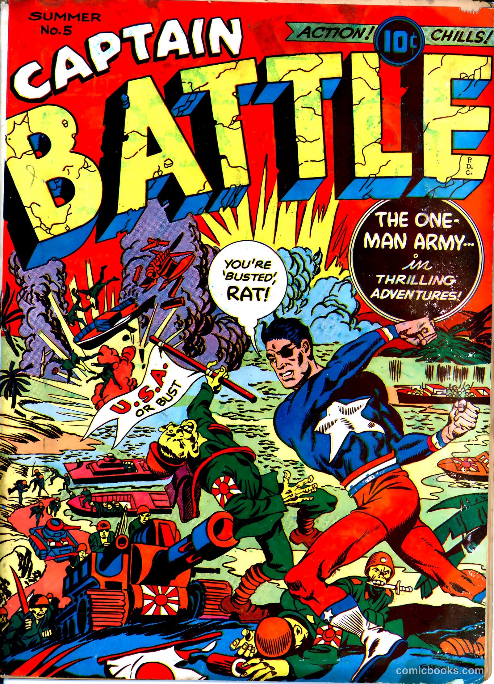 Captain Battle Comics #5
