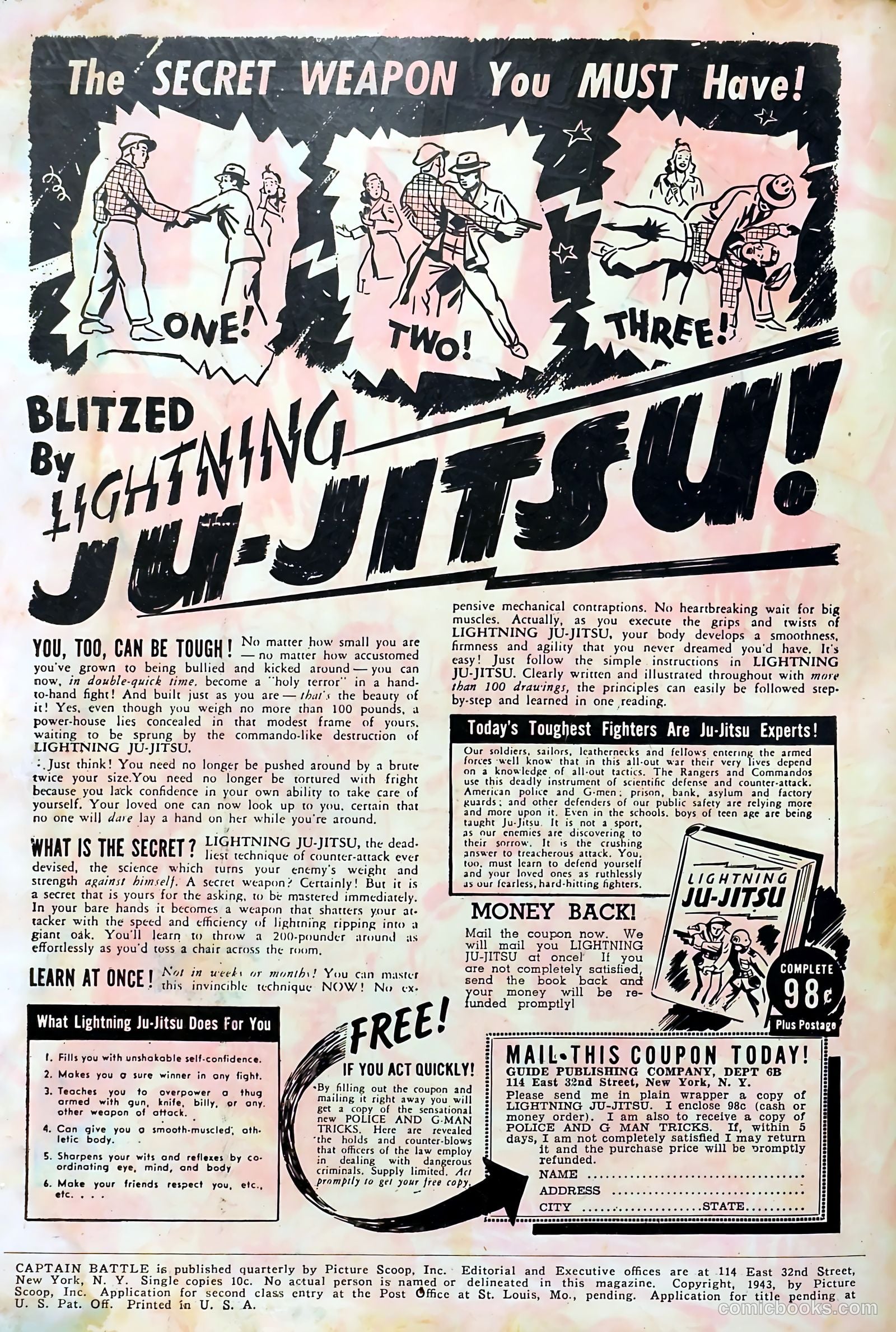 Captain Battle Comics #5 (1942) — page 2 of 68