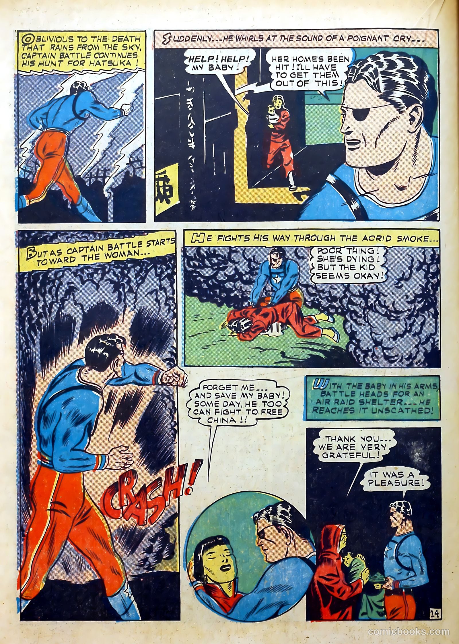 Captain Battle Comics #5 (1942) — page 32 of 68
