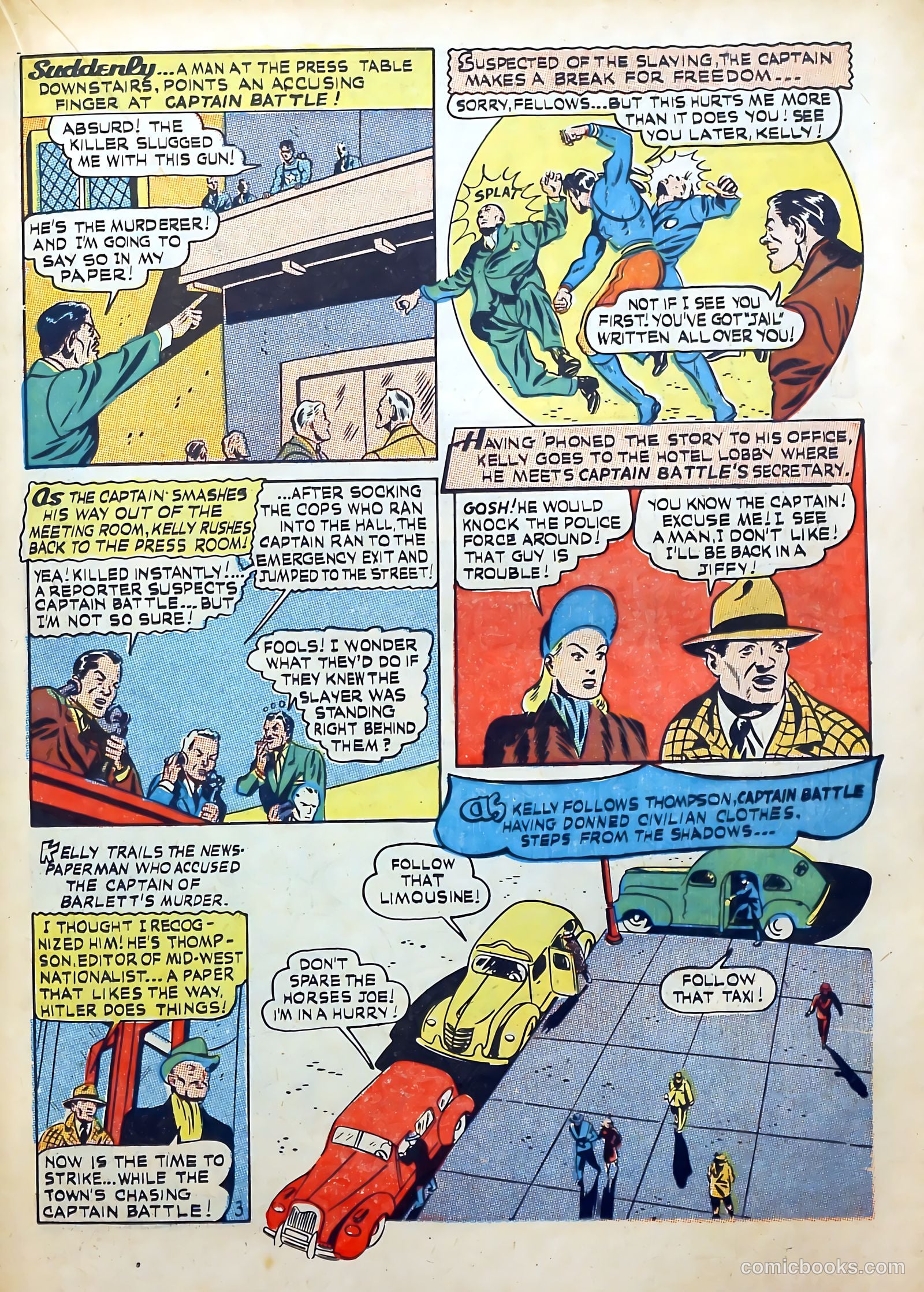 Captain Battle Comics #5 (1942) — page 37 of 68