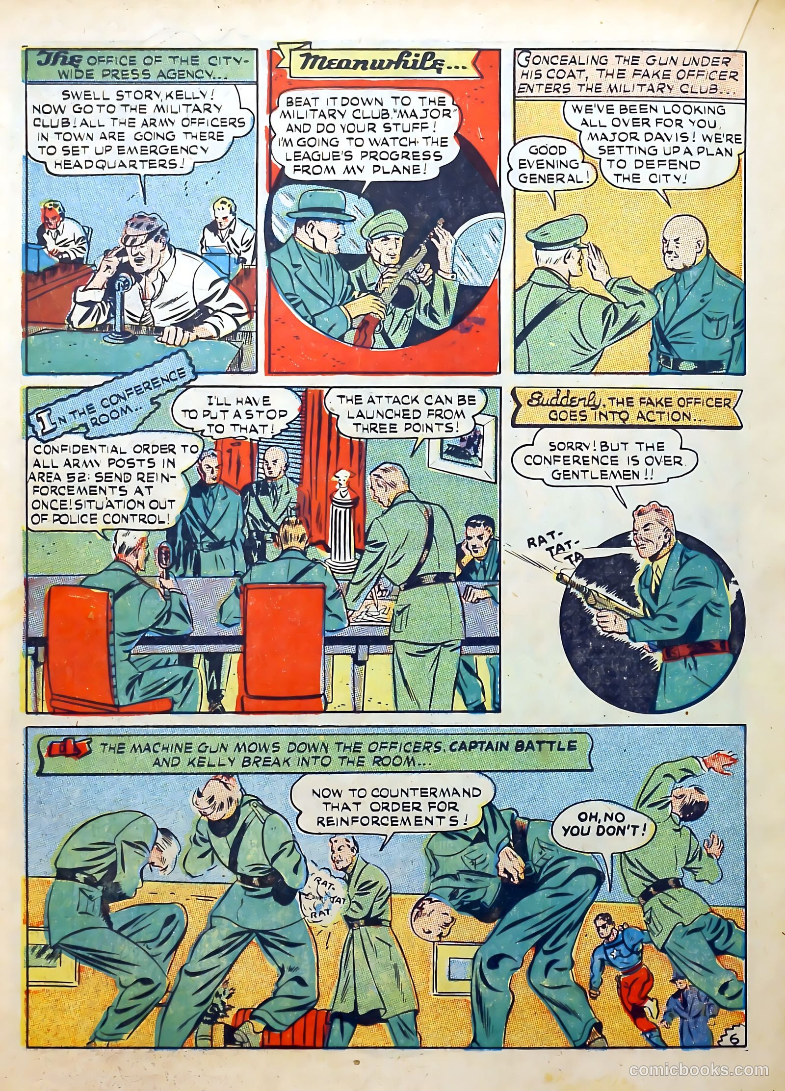 Captain Battle Comics #5 (1942) — page 40 of 68