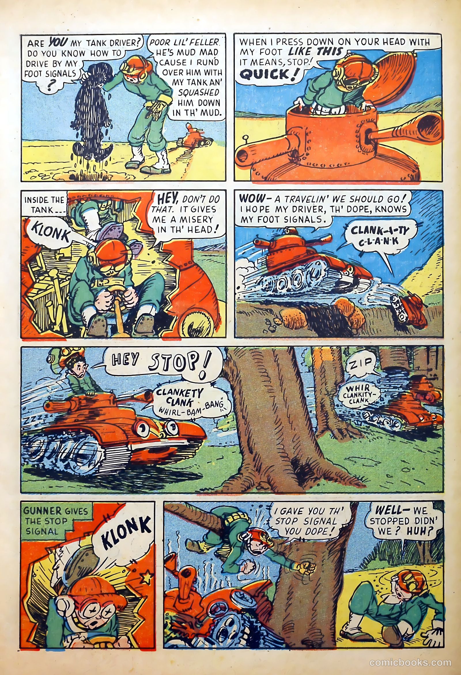 Captain Battle Comics #5 (1942) — page 56 of 68